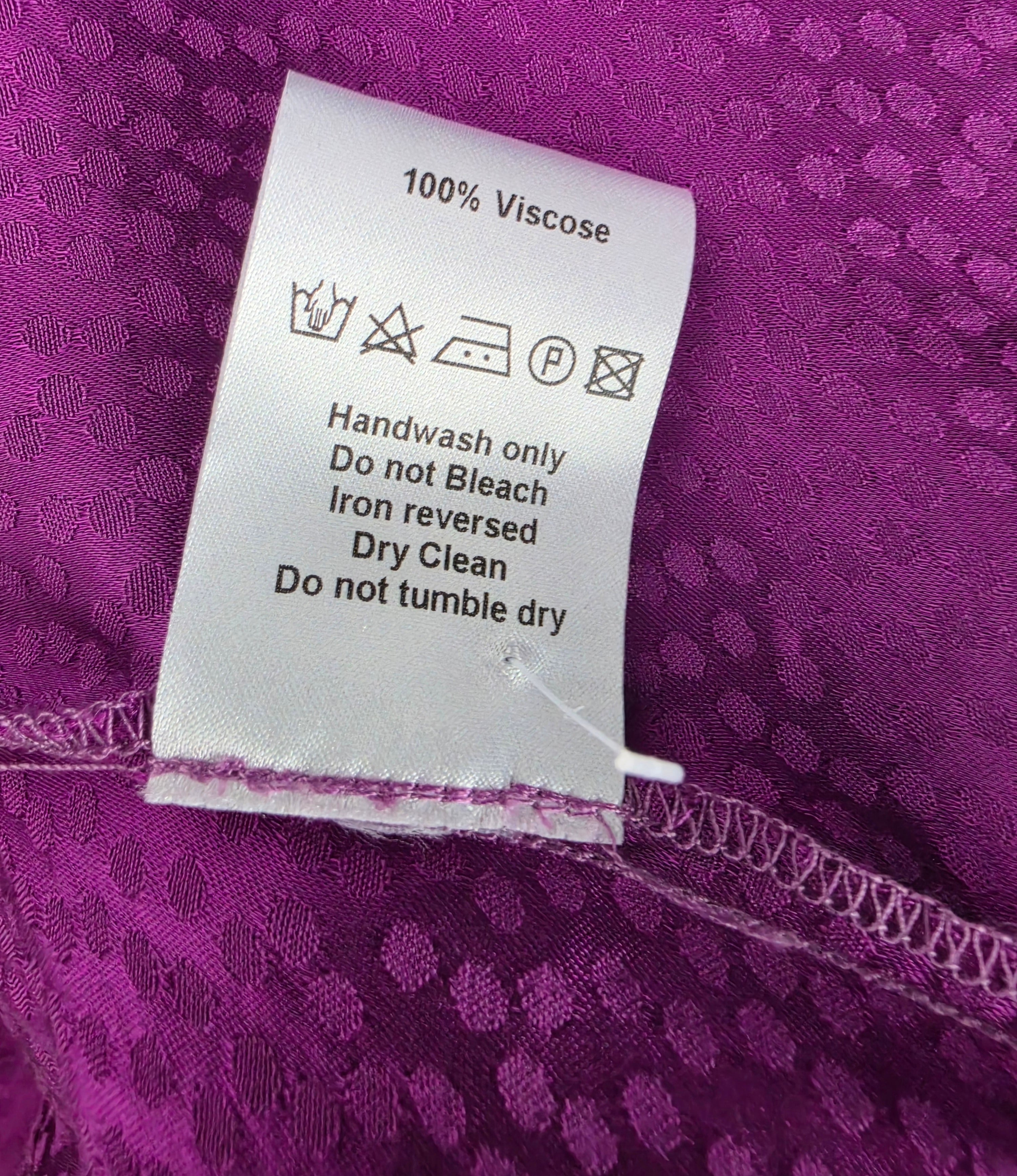 Chptr-S chptrs lange maxi jurk paars xs 34 tweedehands dames designer