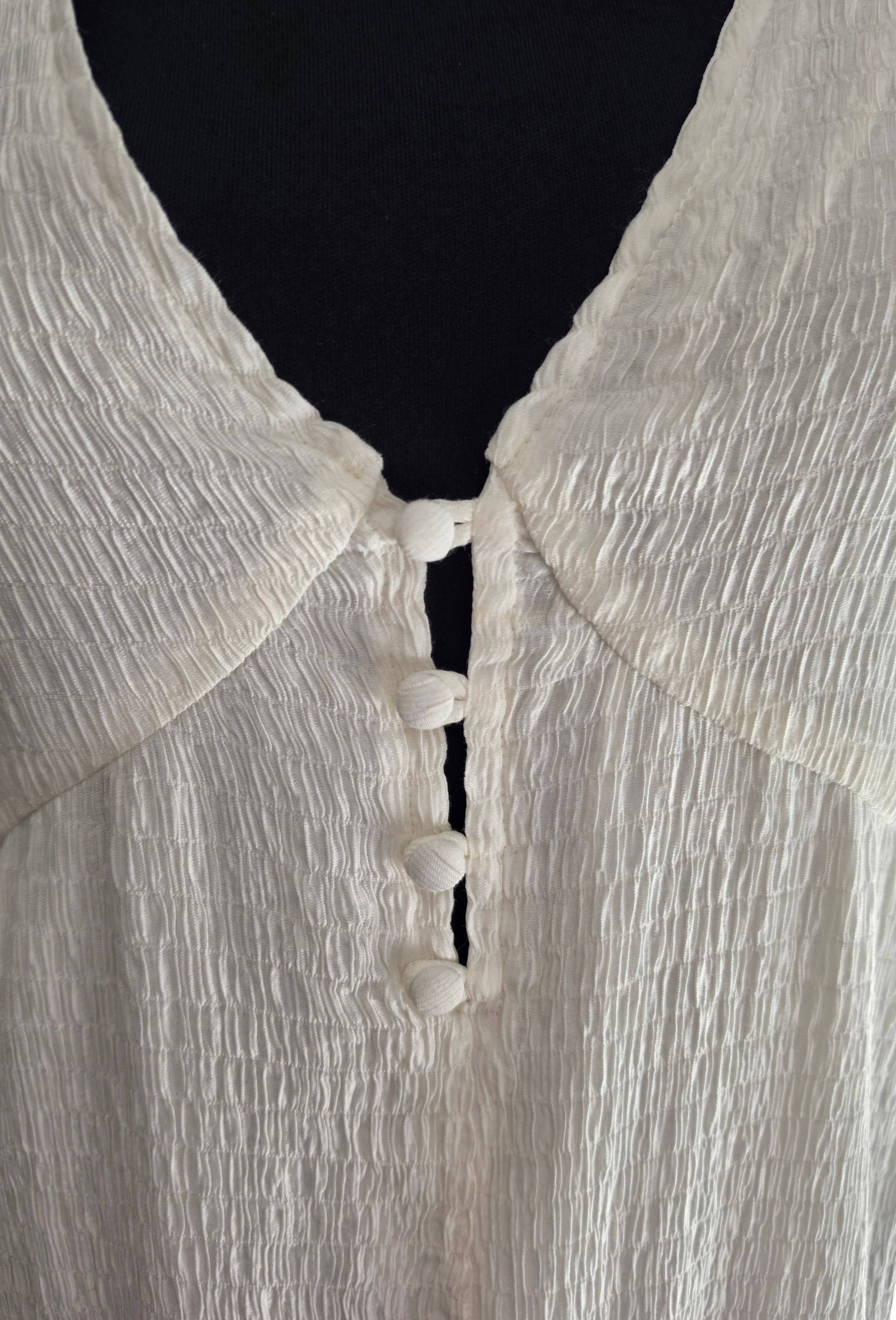 Sabo midi jurk Vittoria wit S 36 tweedehands designer dames