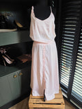 March 23 satijnlook setje Midi rok  en top 36 38 M tweedehands dames designer