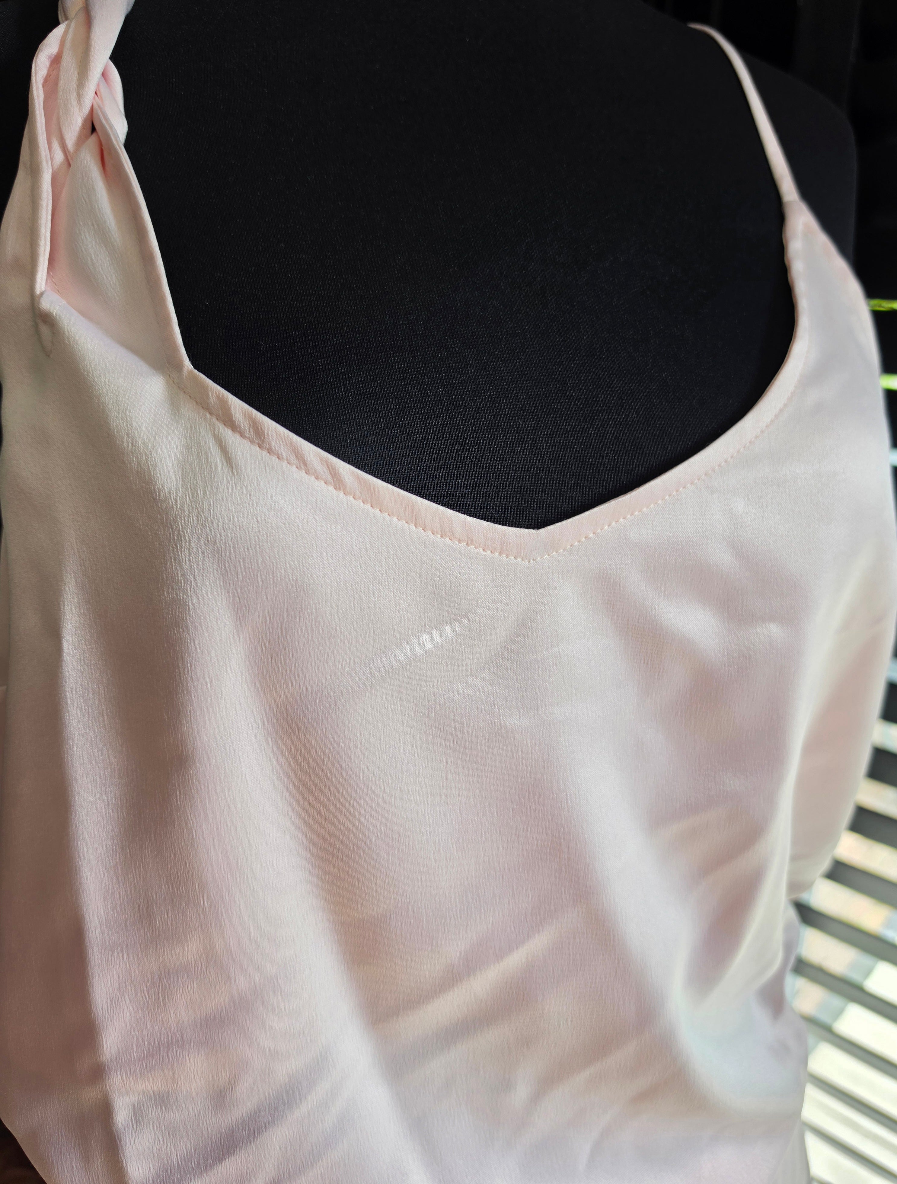 March 23 satijnlook setje Midi rok  en top 36 38 M tweedehands dames designer