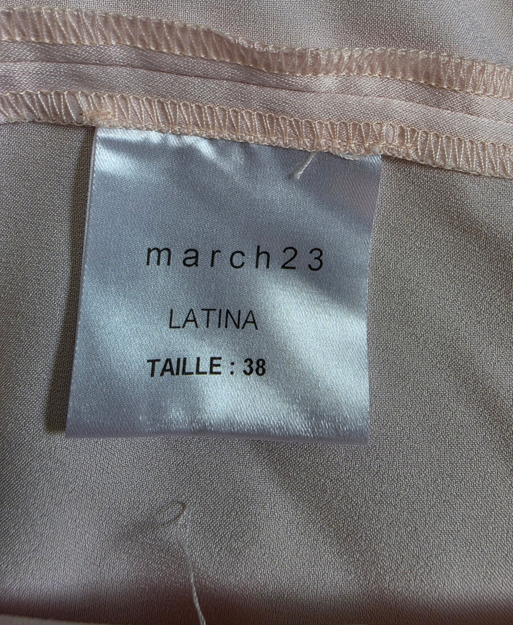 March 23 satijnlook setje Midi rok  en top 36 38 M tweedehands dames designer