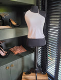 Gauge81 halter top rib wit S 36