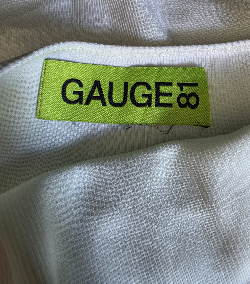 Gauge81 halter top rib wit S 36