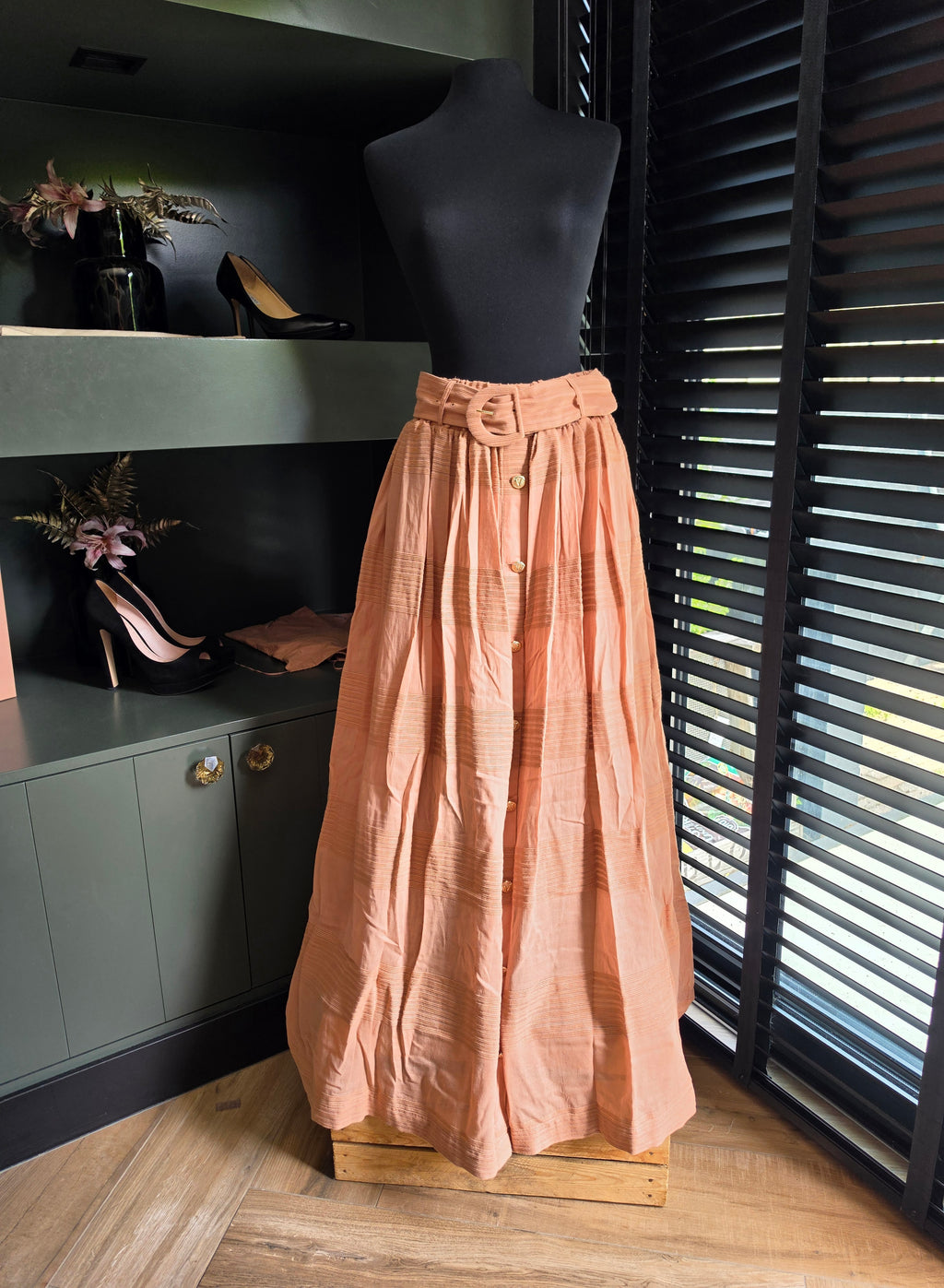Josh V lange maxi rok Verona summer skin M 38 tweedehands dames designer