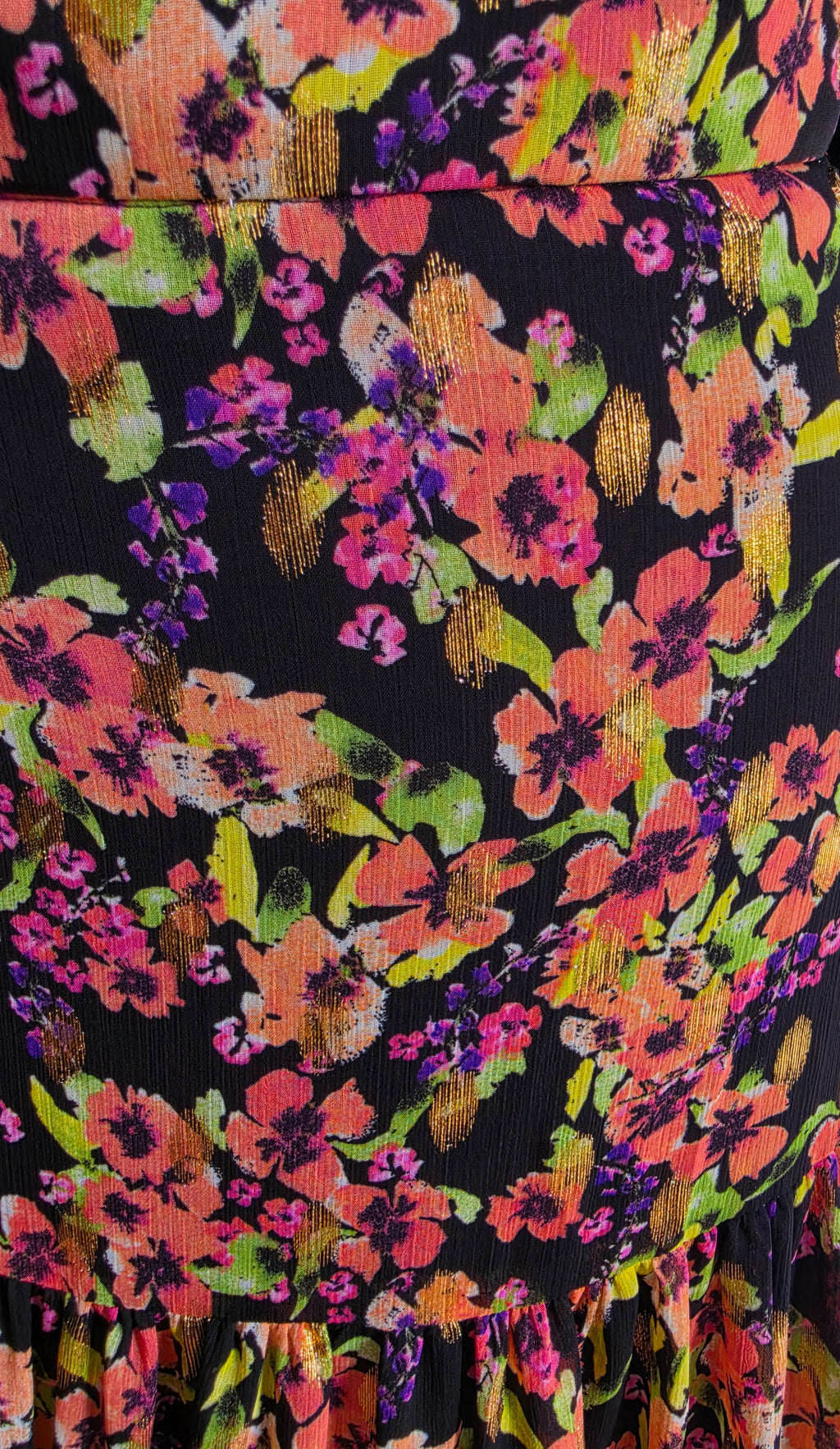 Ladress maxi rok Miley floral xs 34 tweedehands dames