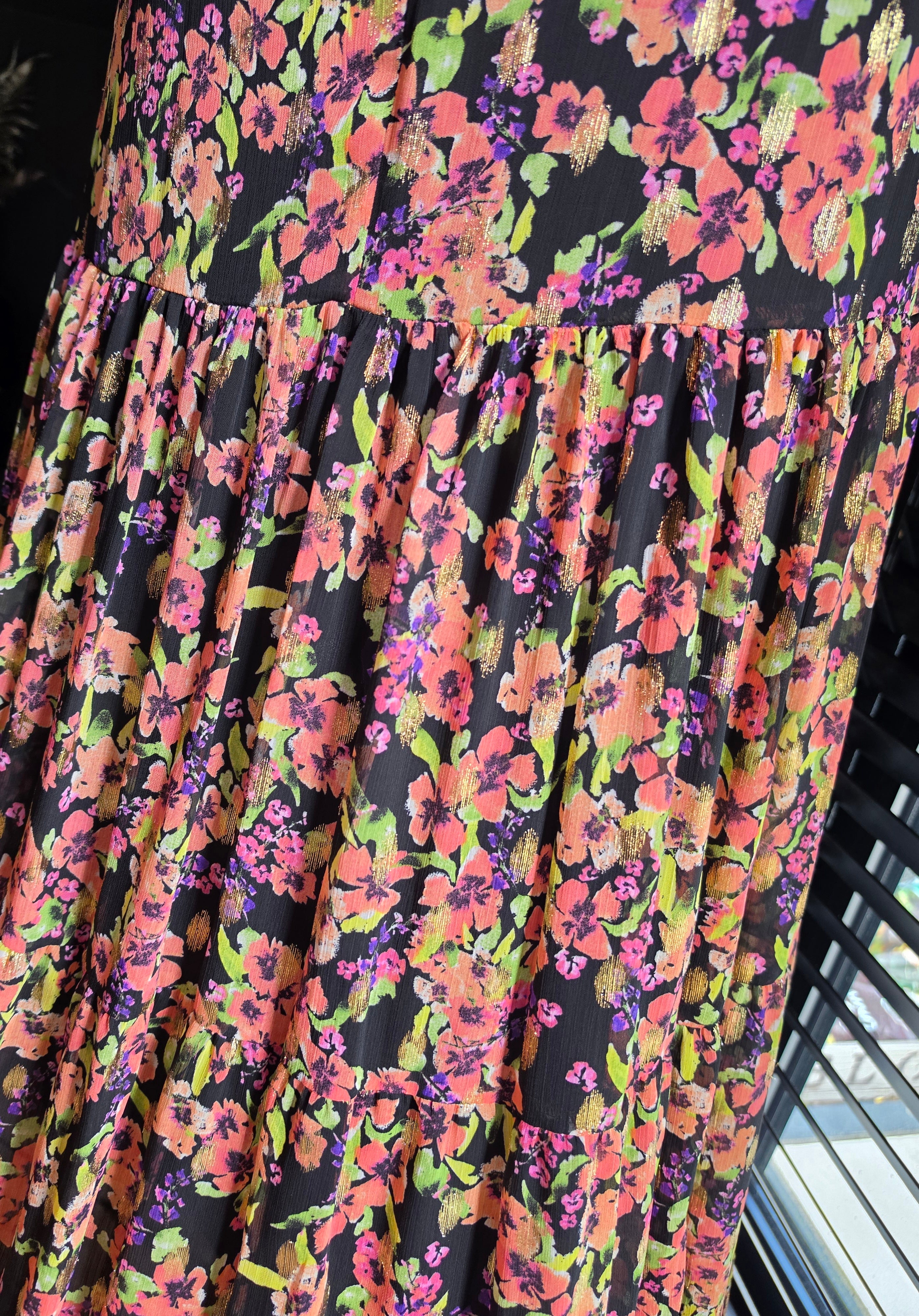 Ladress maxi rok Miley floral xs 34 tweedehands dames