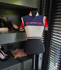 Tommy Hilfiger x Awake NY Racer knit top xxs 34 tweedehands dames