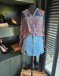 Valerie Khalfon top Gala blauw 38 M tweedehands dames designer