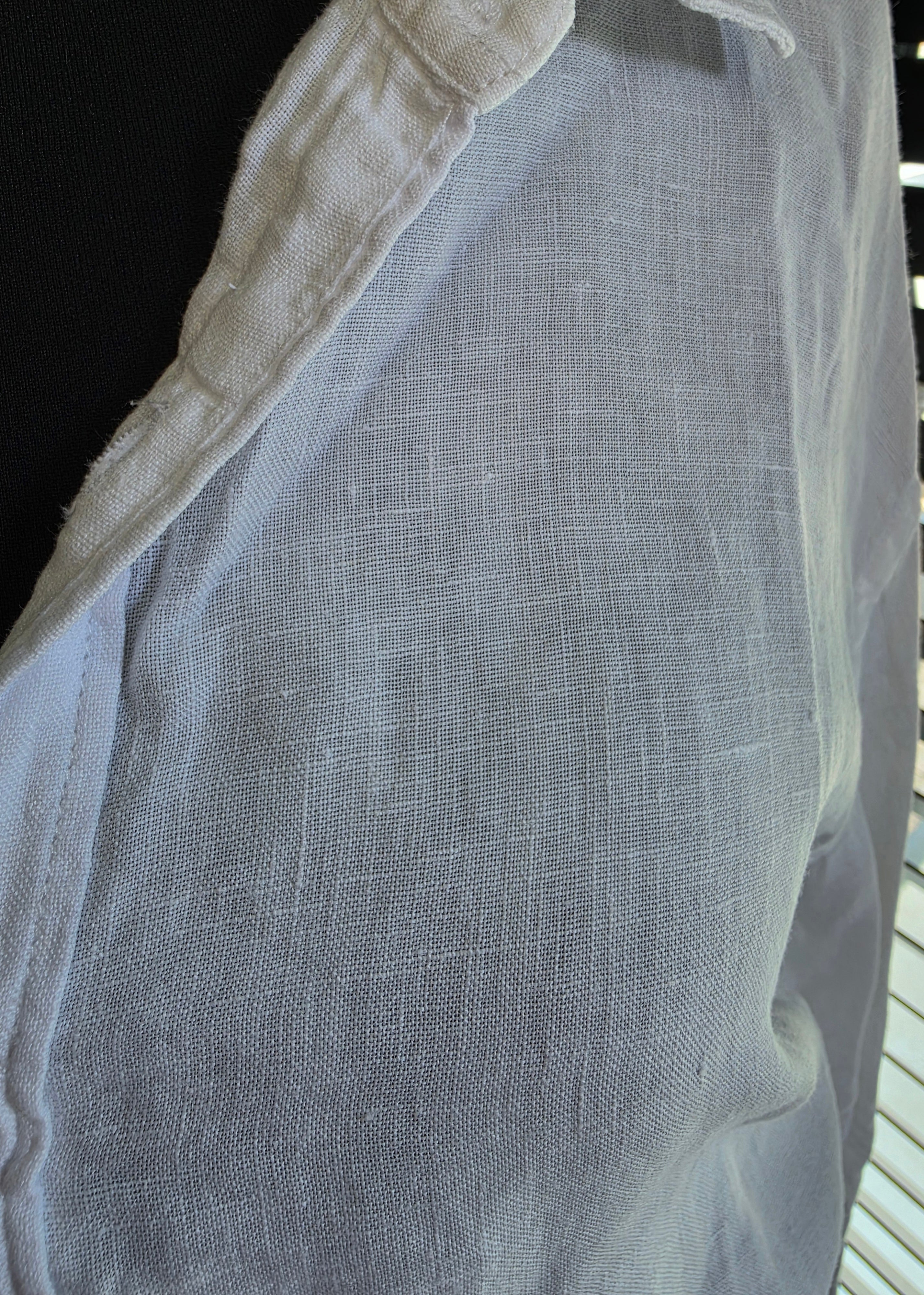 Aere 100% linnen blouse wit 40 L tweedehands dames designer