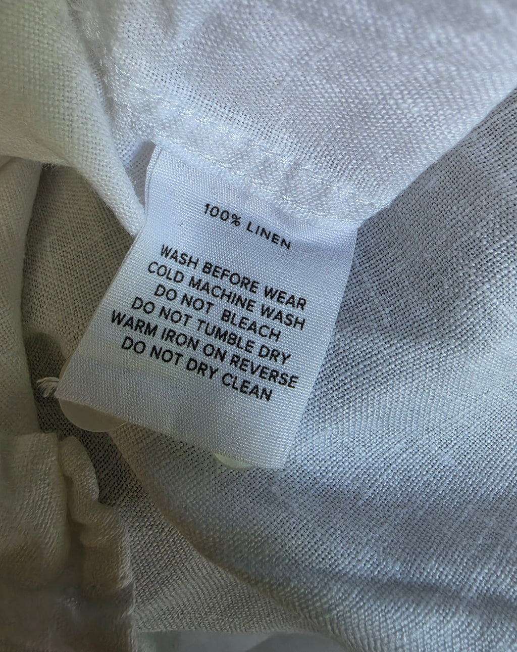 Aere 100% linnen blouse wit 40 L tweedehands dames designer