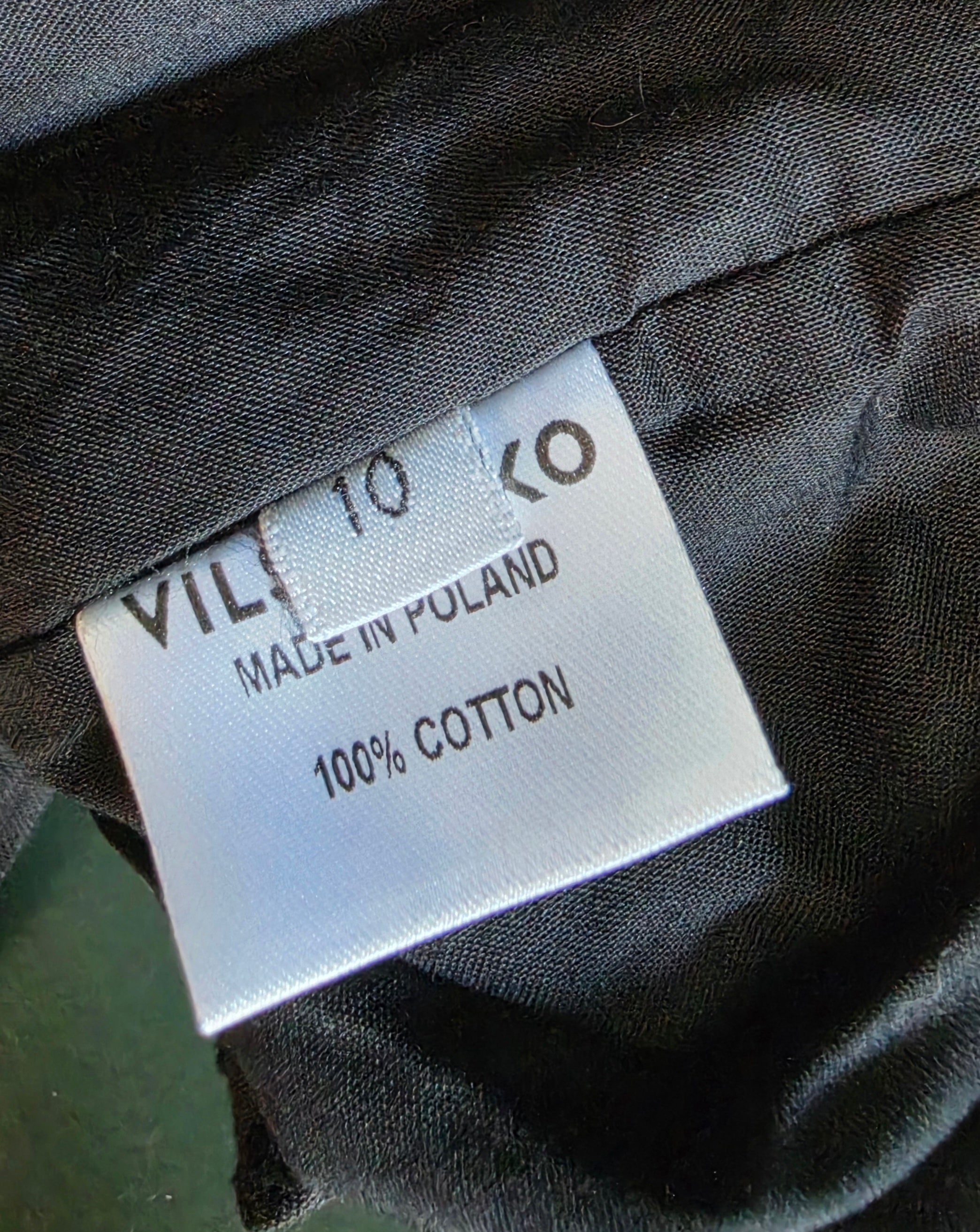 Vilshenko off shoulder broderie top zwart fr38 tweedehands designer dames