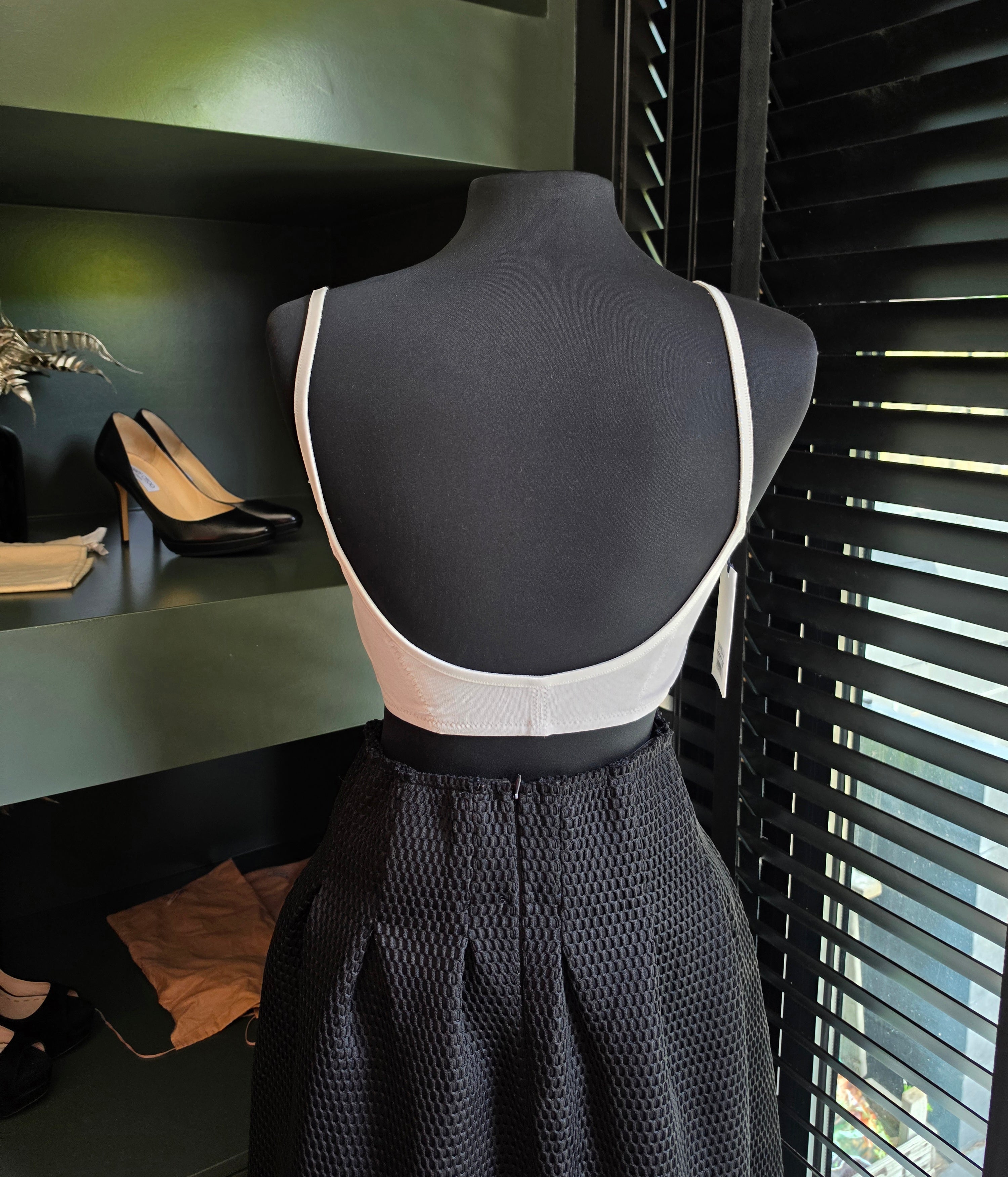Jacquemus Le Haut Underwire bustier top grijs FR40 tweedehands designer dames