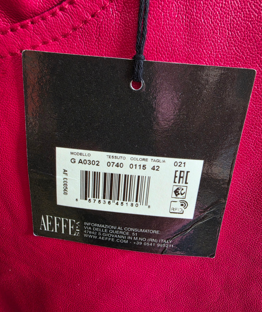 Philosophy di Lorenzo Serafini rode faux leather sigaret broek it42 eu36 tweedehands dames designer