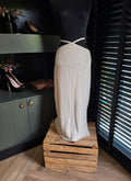 Cult Gaia knit midi rok Hedda off white L 40 tweedehands dames designer