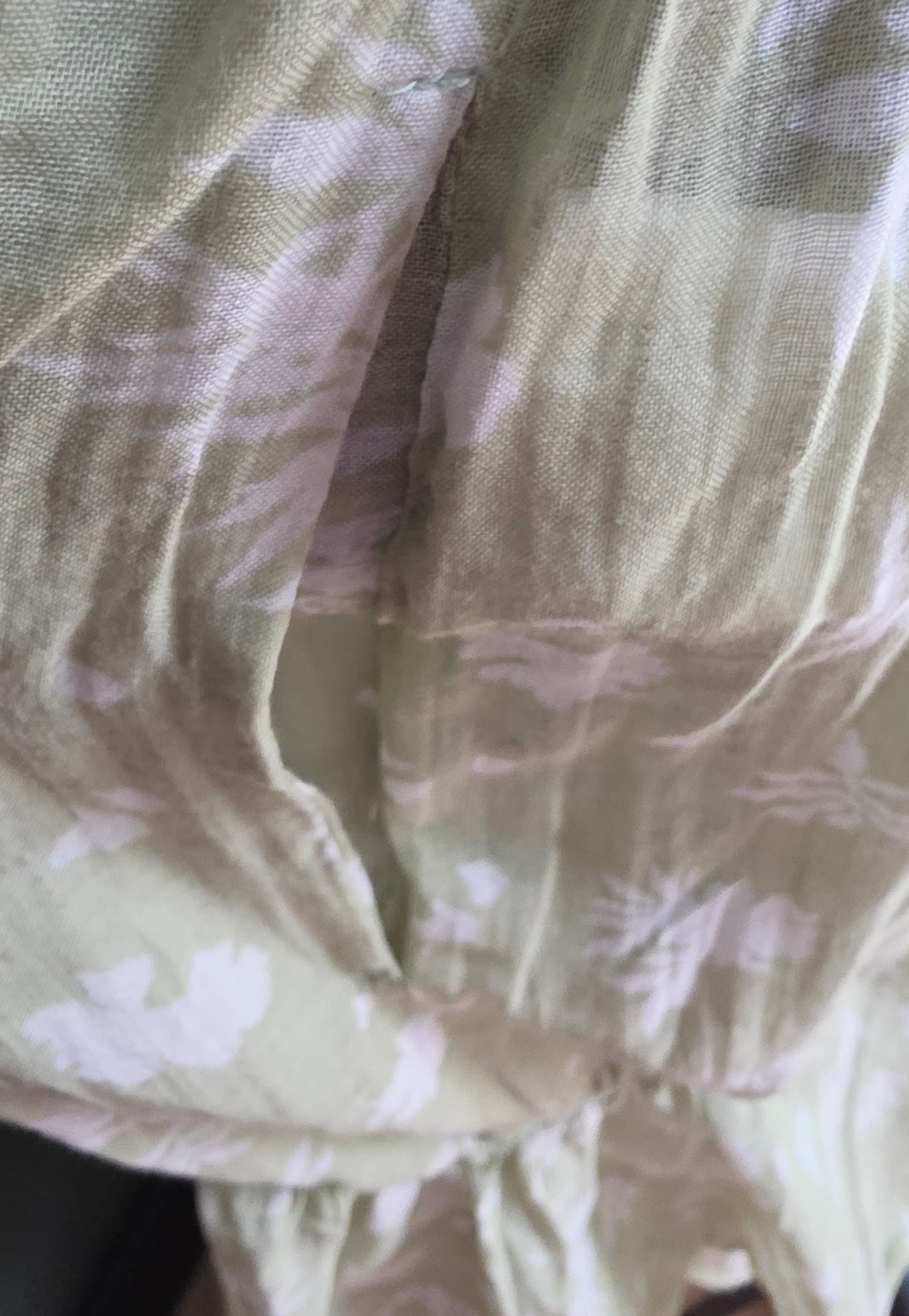 Stella Mccartney catwalk jurk groen chiffon voilant 38 M tweedehands designer dames