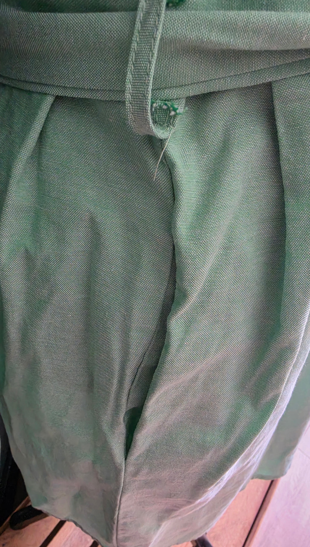 Mochy korte jurk groen M/L tweedehands dames
