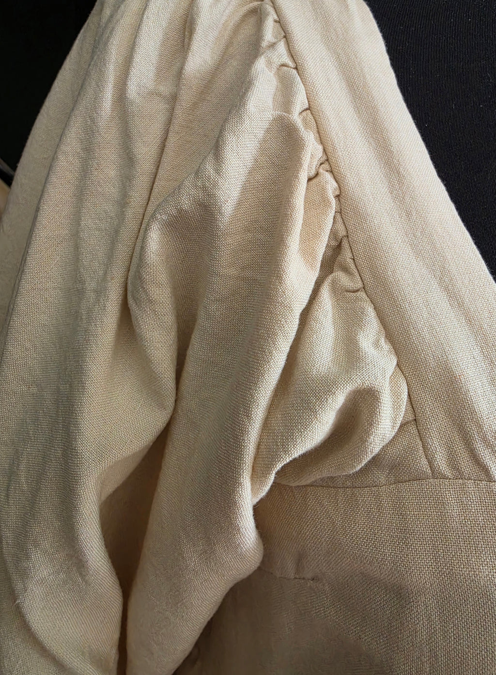 SNDYS mini jurk beige linnen 38 M tweedehands dames