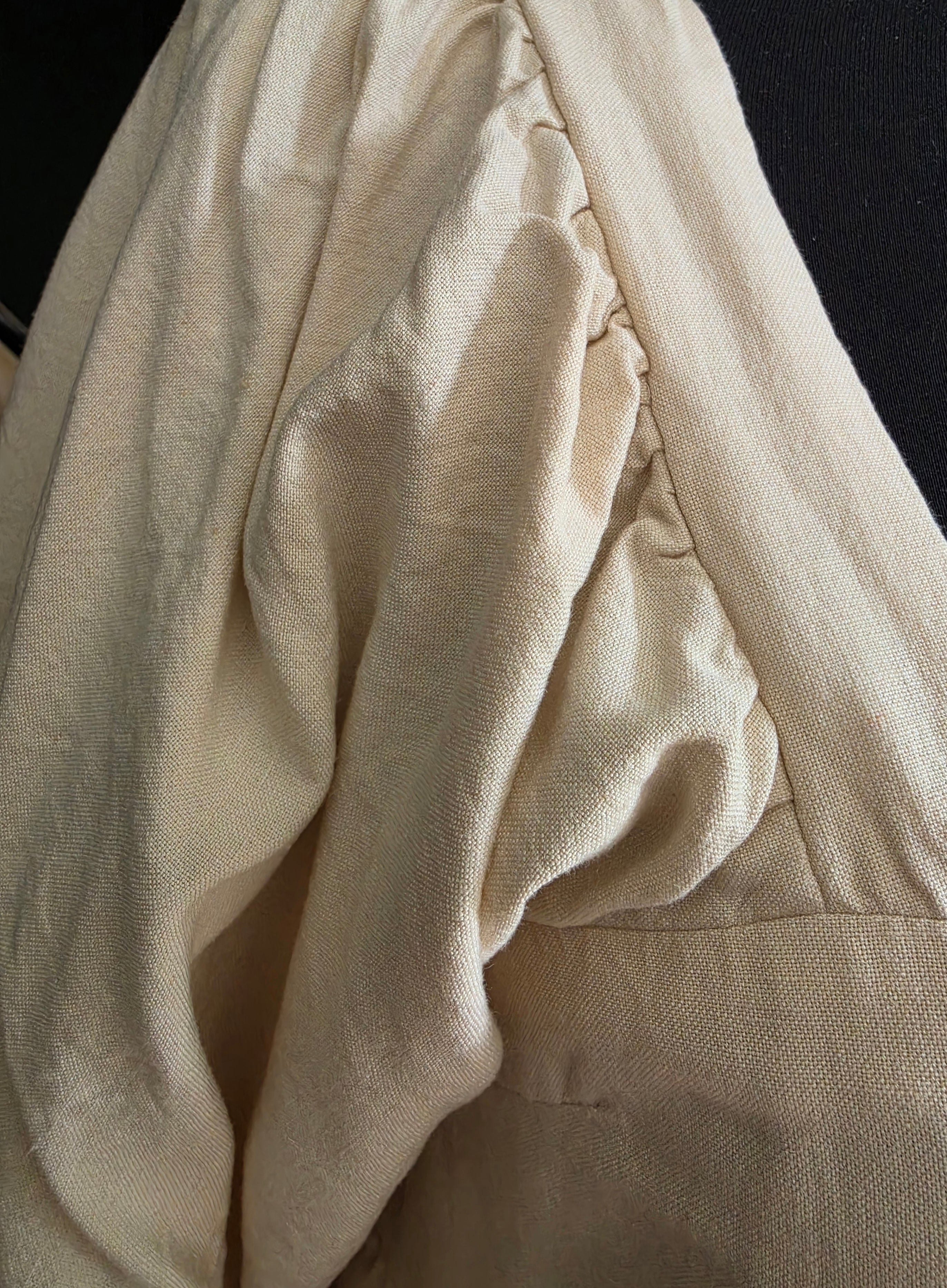 SNDYS mini jurk beige linnen 38 M tweedehands dames