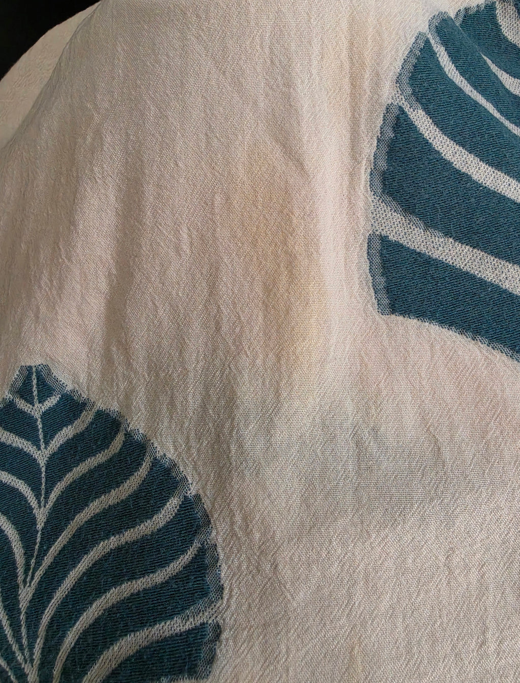 Nema resortwear mouwloze korte jurk creme S 36 linnen tweedehands dames