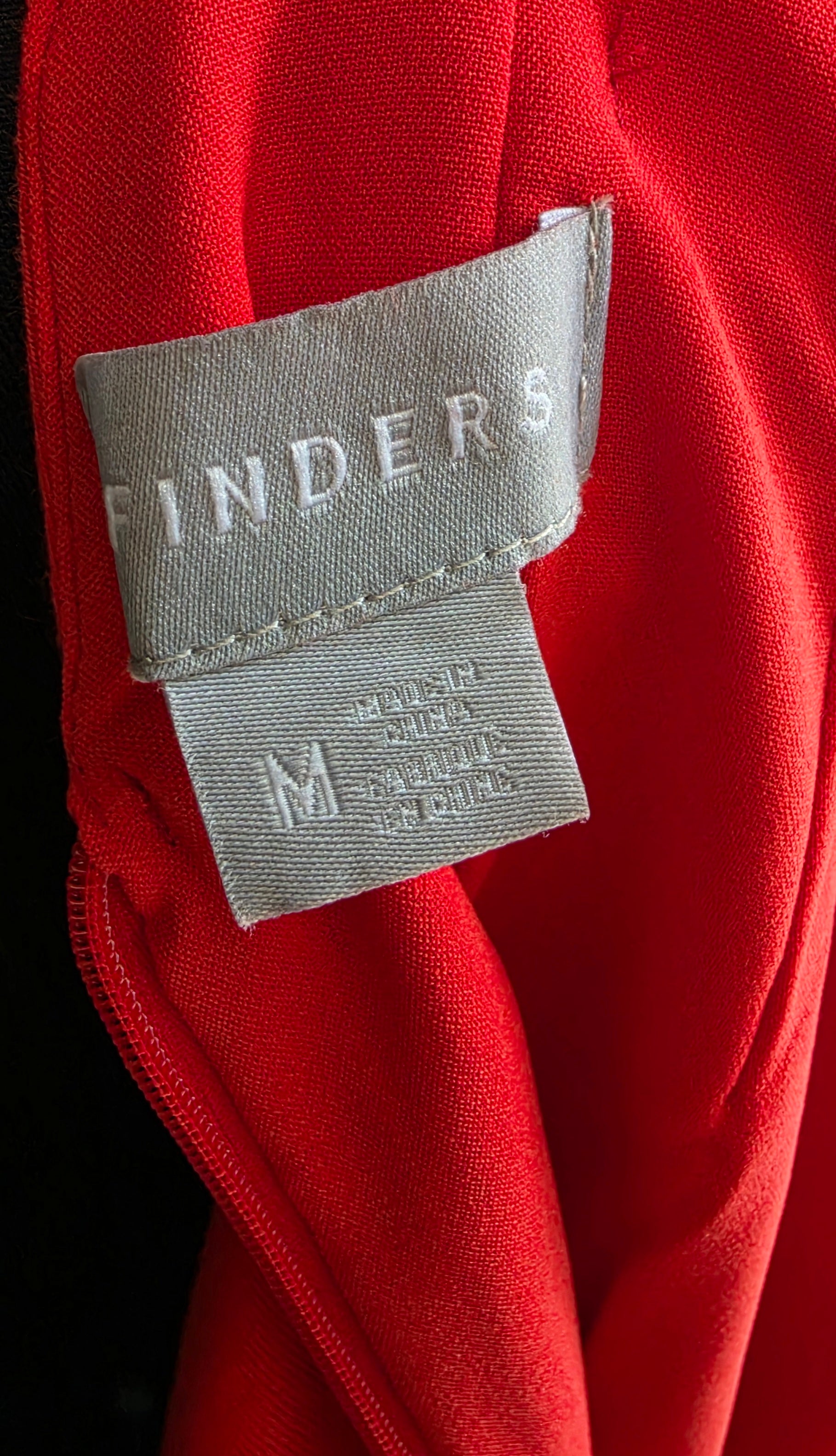 Finders Keepers midi jurk rood 38 M tweedehands dames