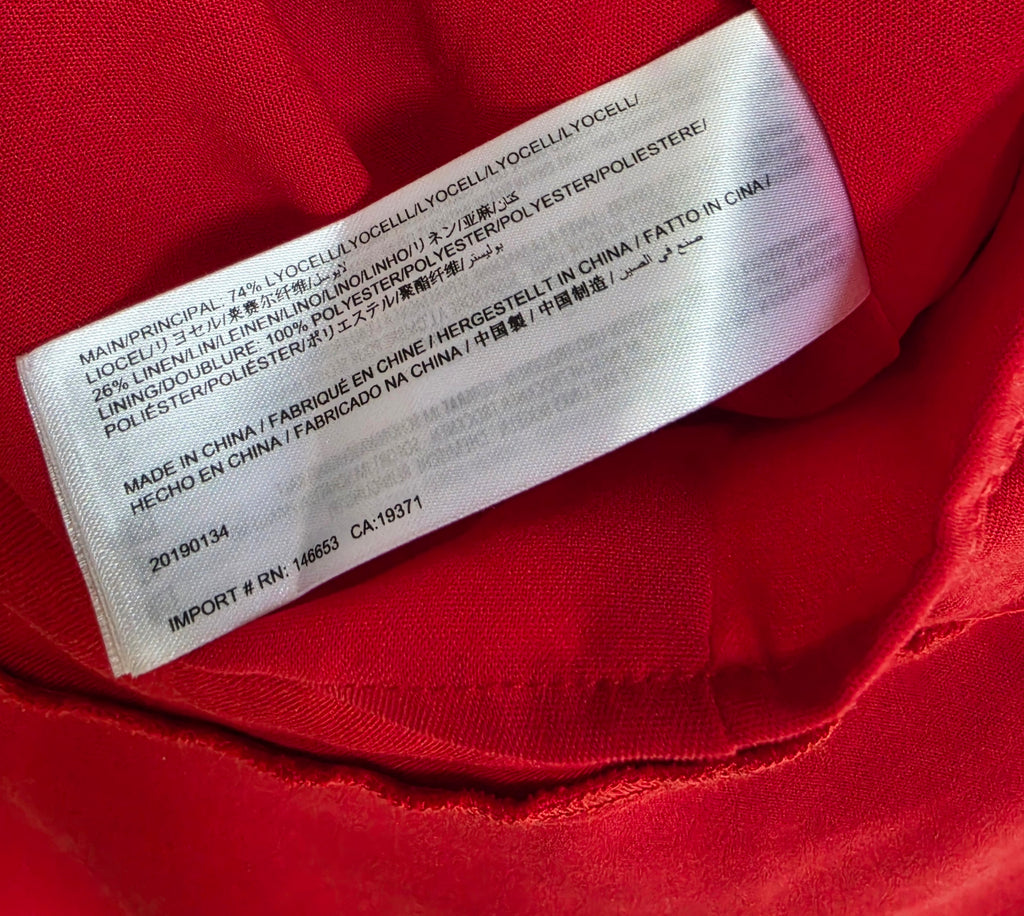 Finders Keepers midi jurk rood 38 M tweedehands dames