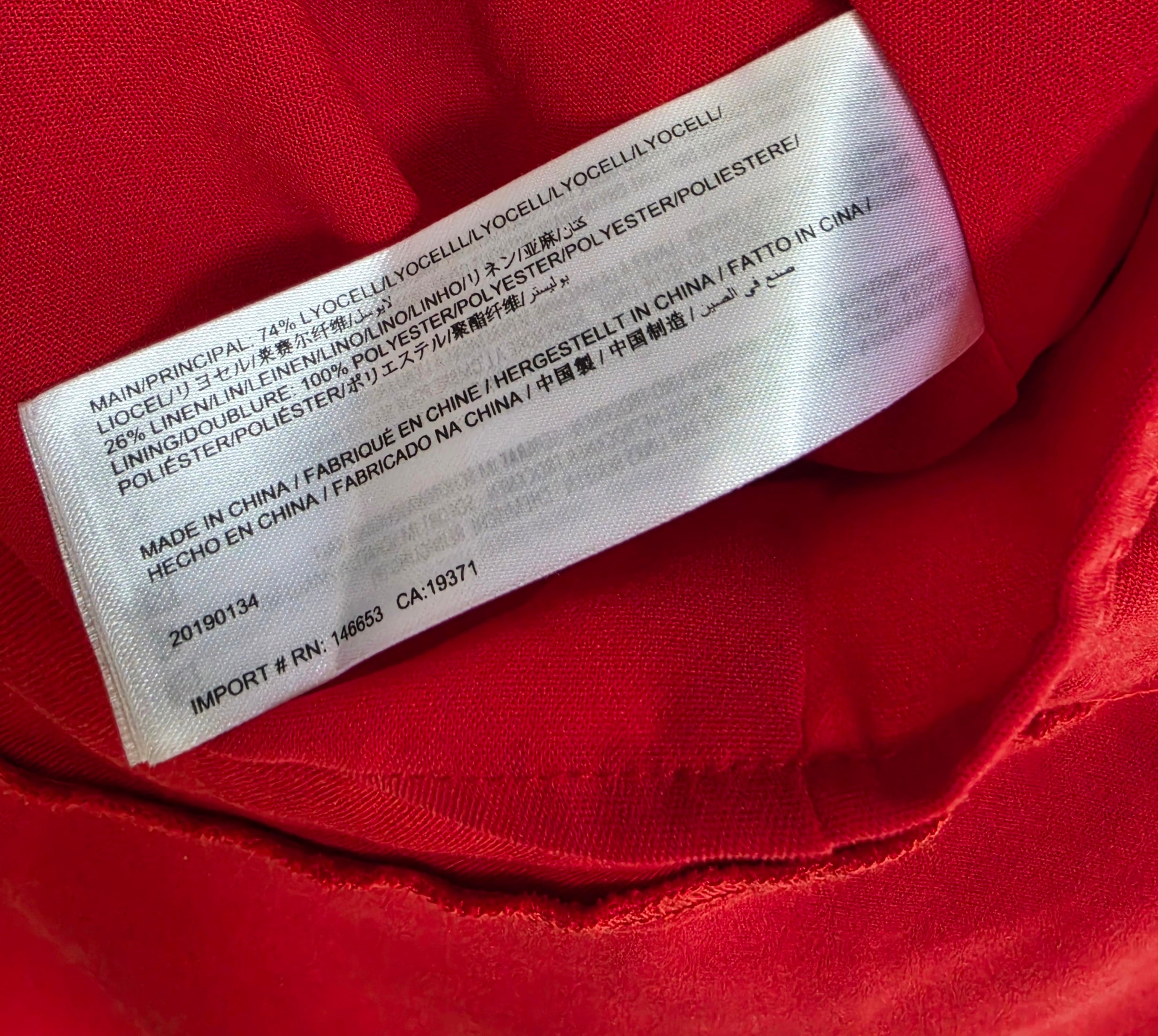 Finders Keepers midi jurk rood 38 M tweedehands dames
