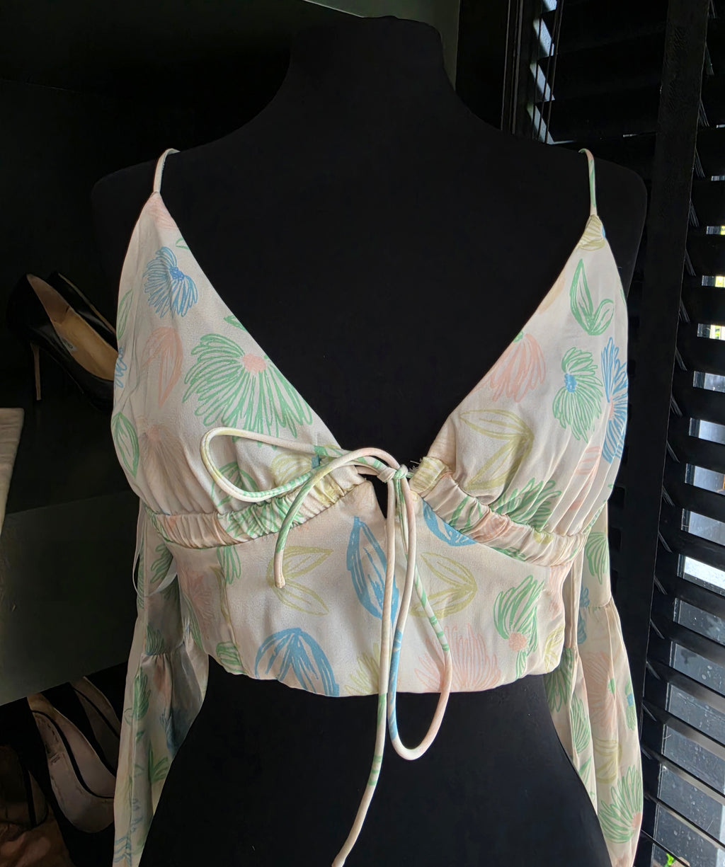 Sabo crop top silky Sakari S 36 tweedehands dames