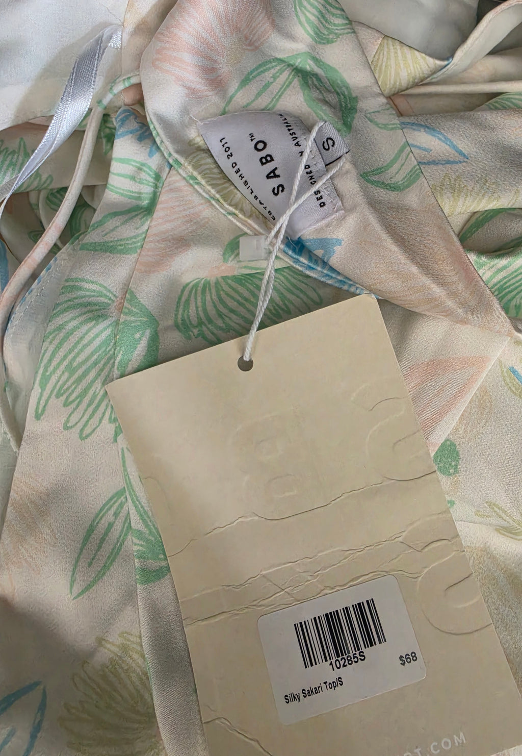 Sabo crop top silky Sakari S 36 tweedehands dames