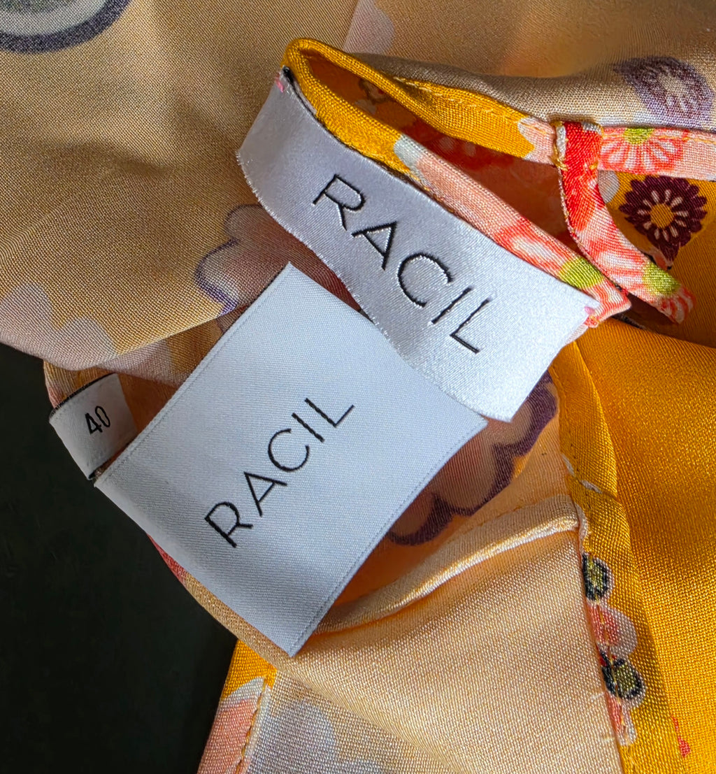 Racil cropped wikkel top zijde S 36 tweedehands designer dames