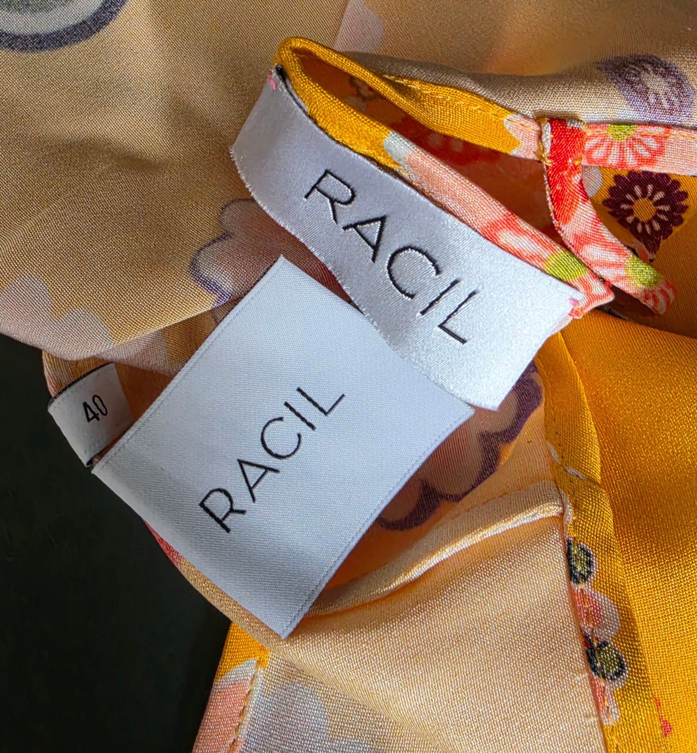 Racil cropped wikkel top zijde S 36 tweedehands designer dames