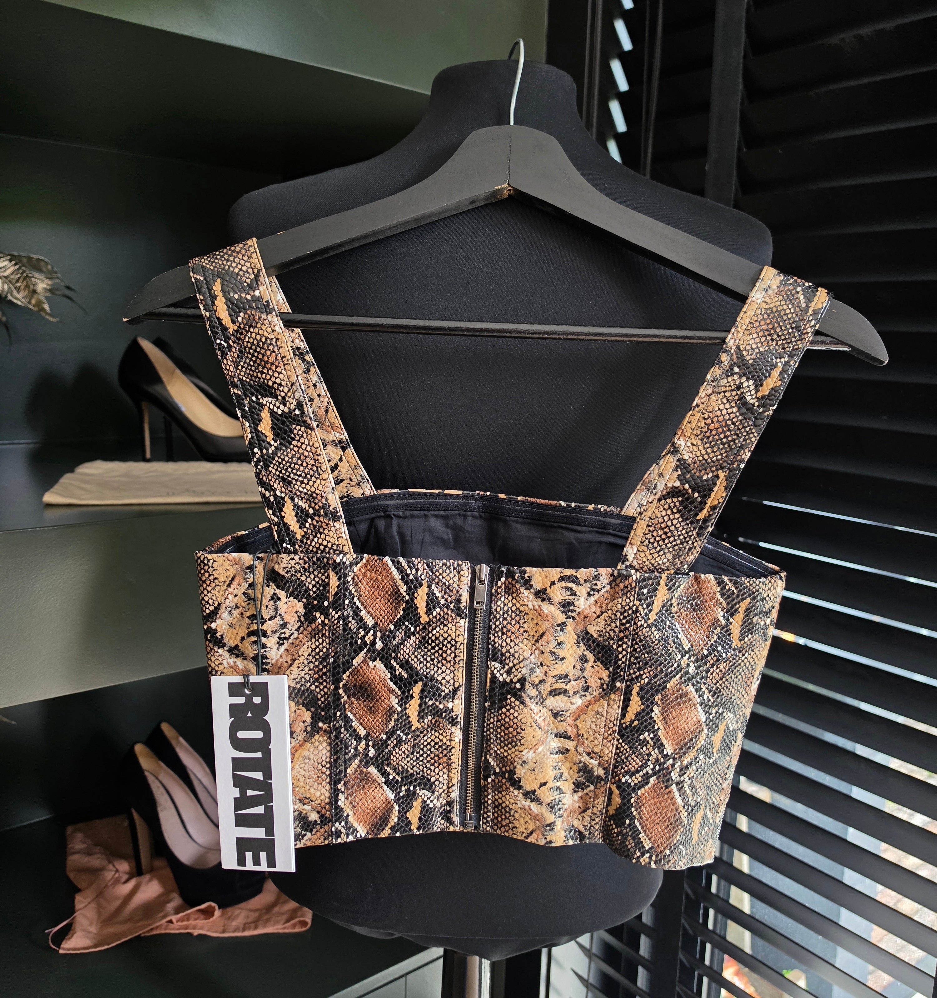 Rotate crop top Margaret bruin xs 34 tweedehands designer dames