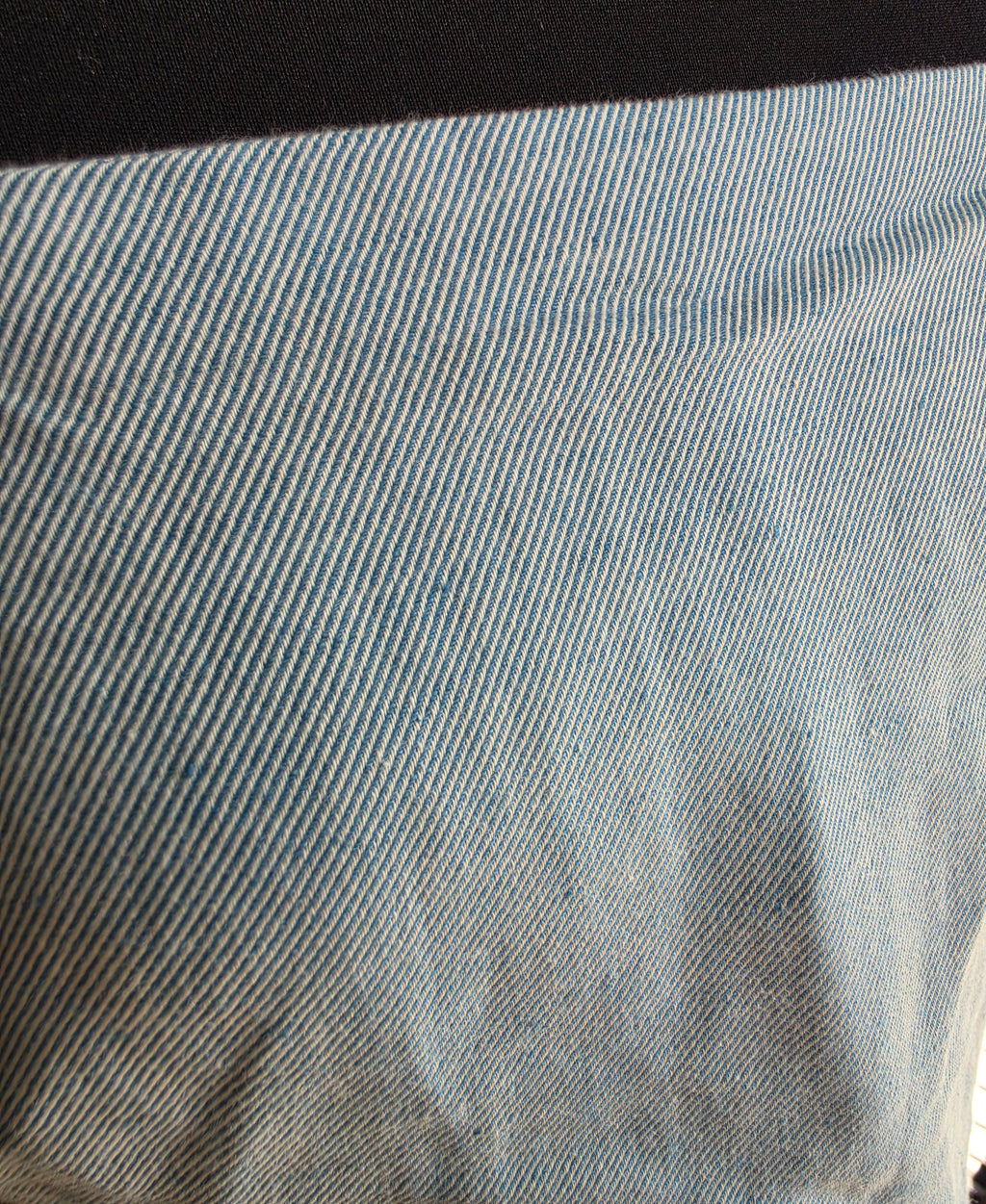 Rabens Saloner crop top blauw linnenmix 38 M tweedehands dames designer