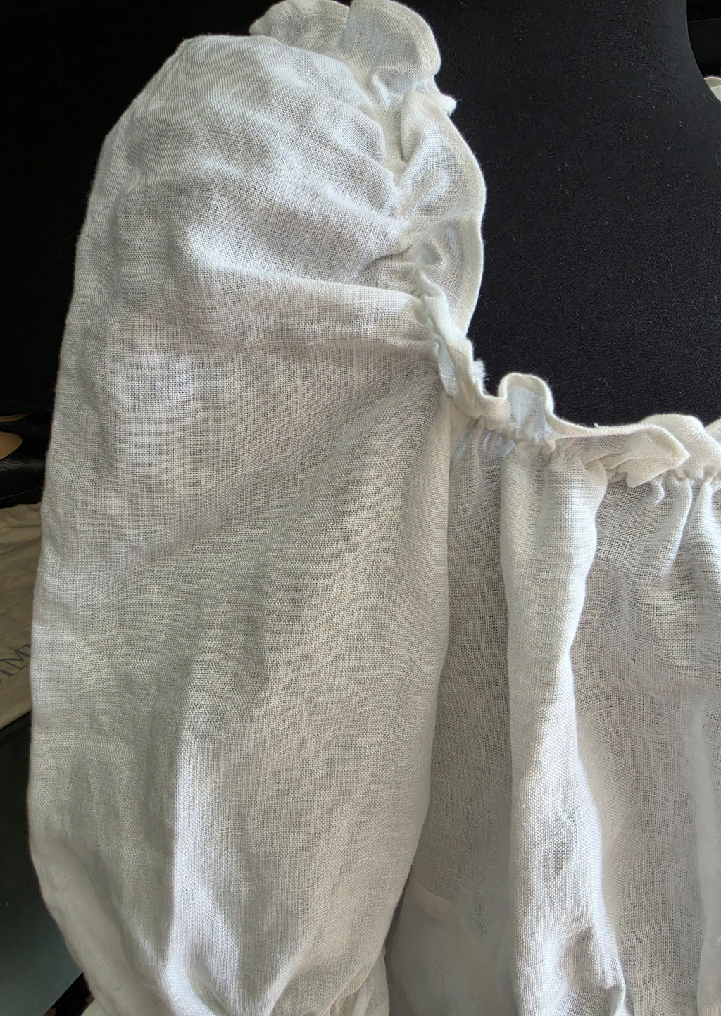Reformation linnen top wit Salina 44 xxl tweedehands dames kleding