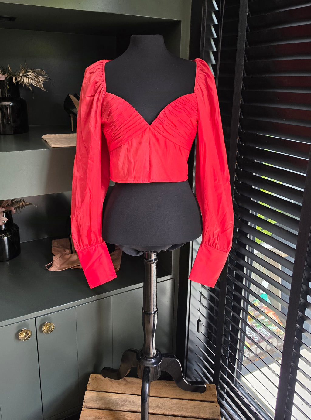 Rotate crop top Joni roze xs 34 tweedehands designer dames