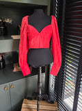Rotate crop top Joni roze xs 34 tweedehands designer dames