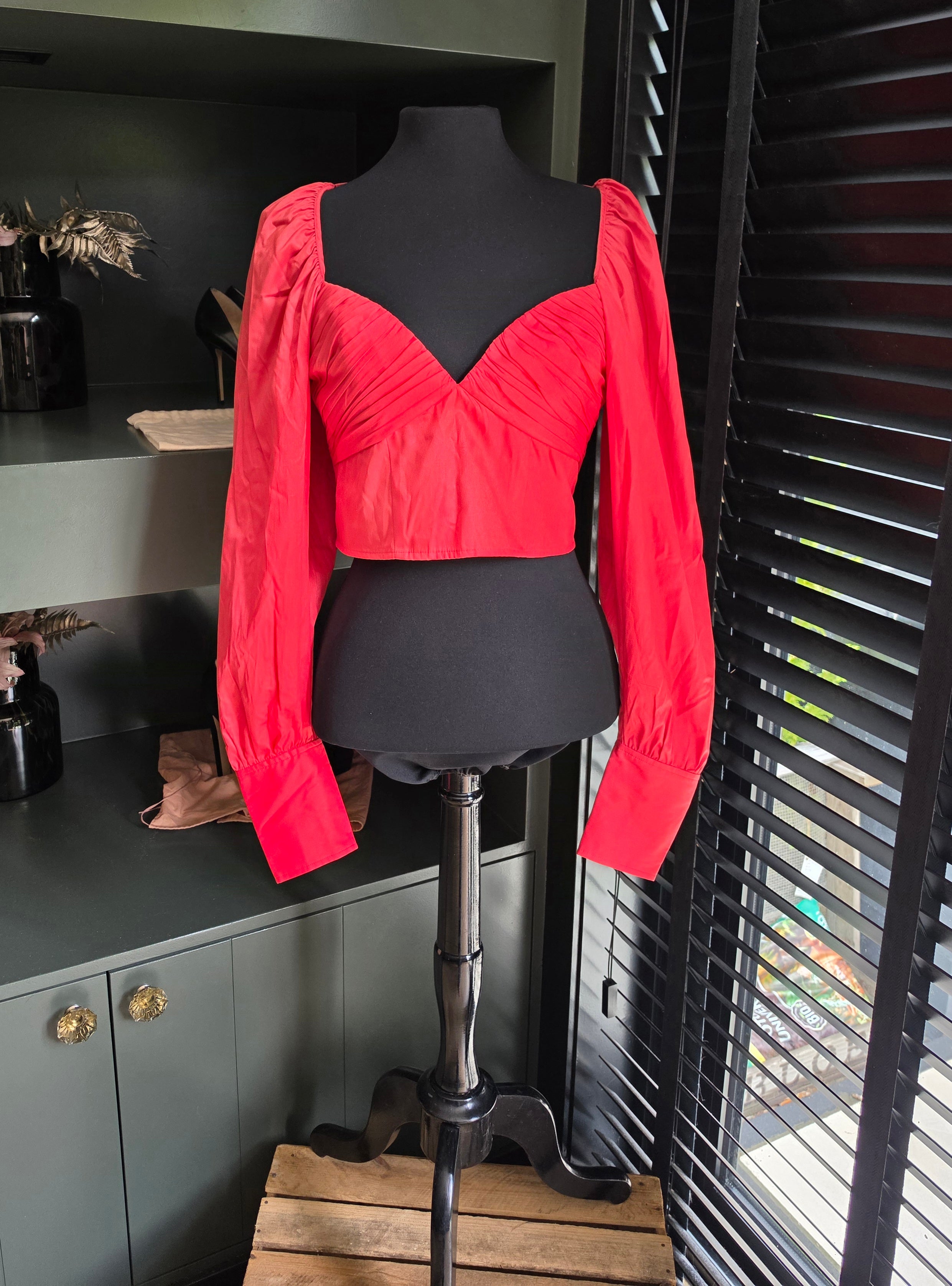 Rotate crop top Joni roze xs 34 tweedehands designer dames