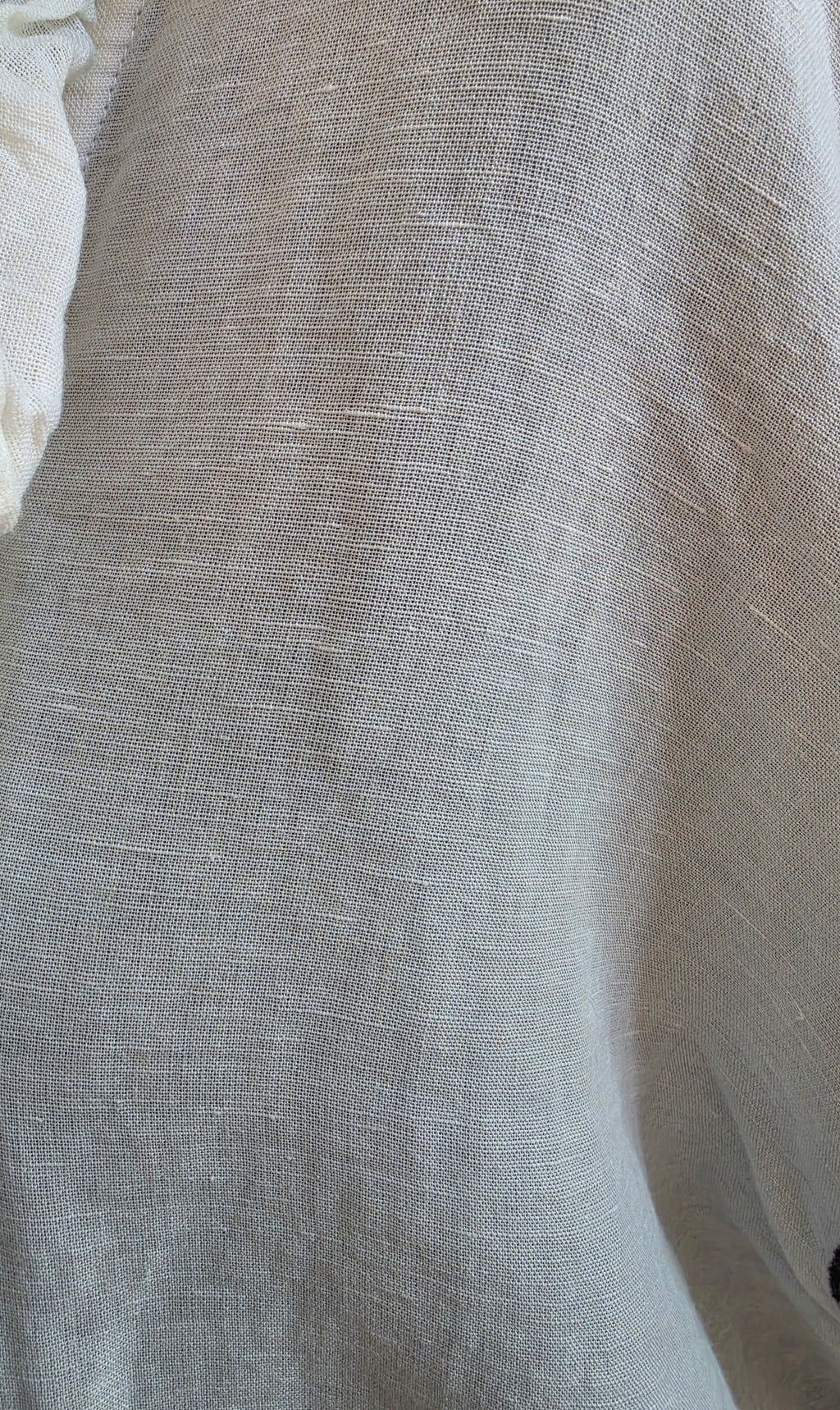 Scarlett Poppies linnen mix top blouse Lovely Moments S 36 resortwear tweedehands dames designer