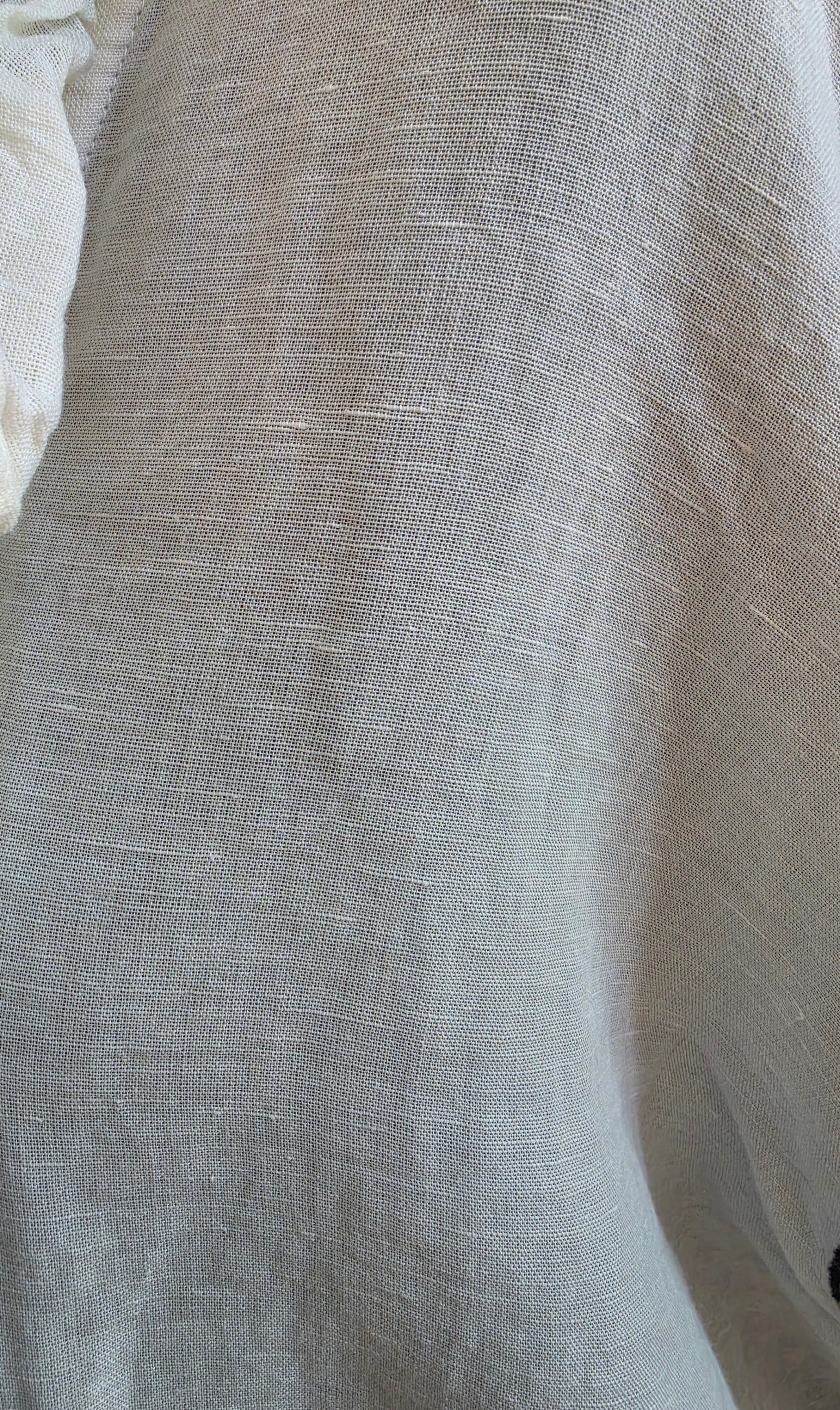 Scarlett Poppies linnen mix top blouse Lovely Moments S 36 resortwear tweedehands dames designer