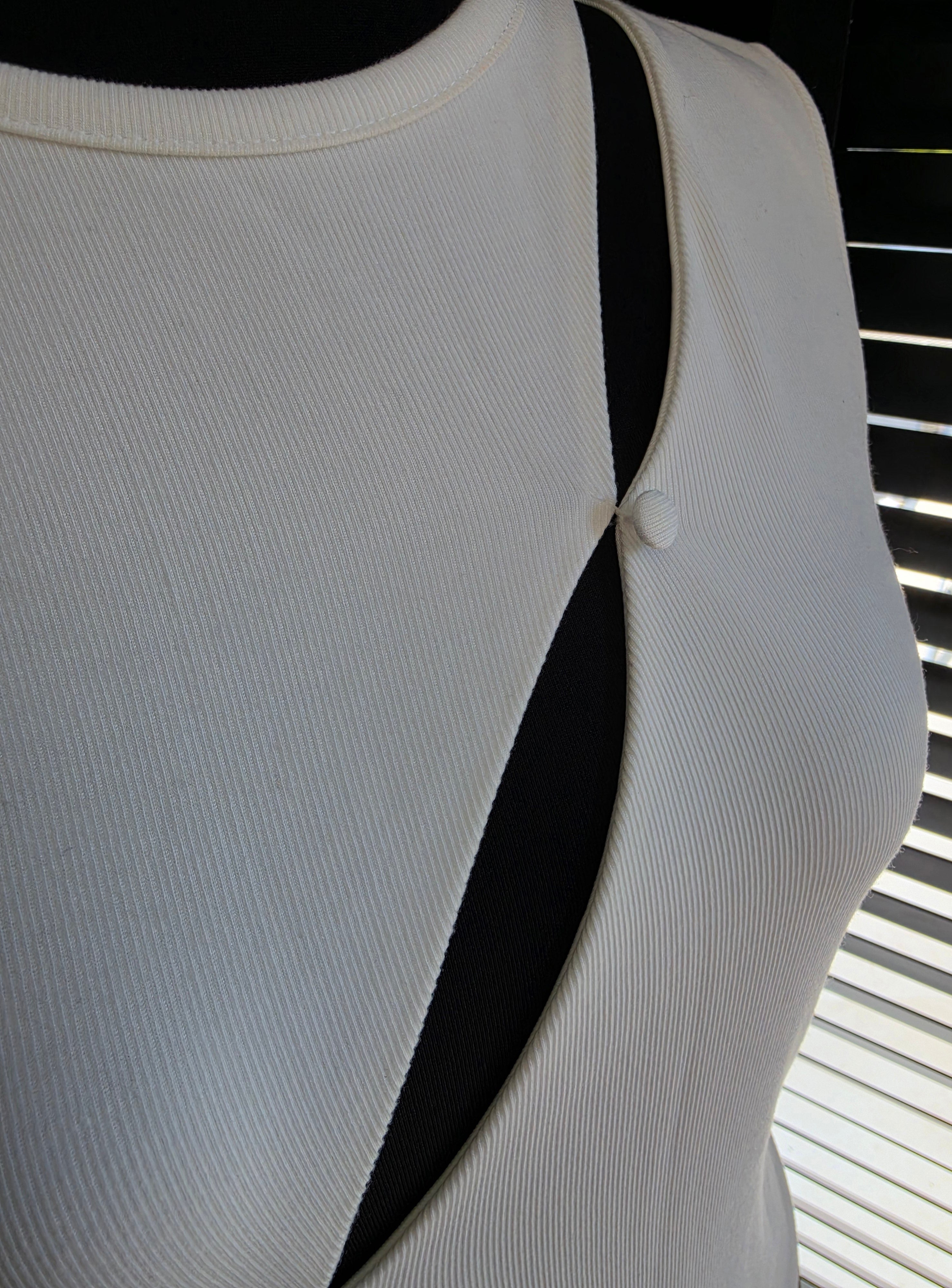 Sabo cut out body wit 38 M tweedehands dames