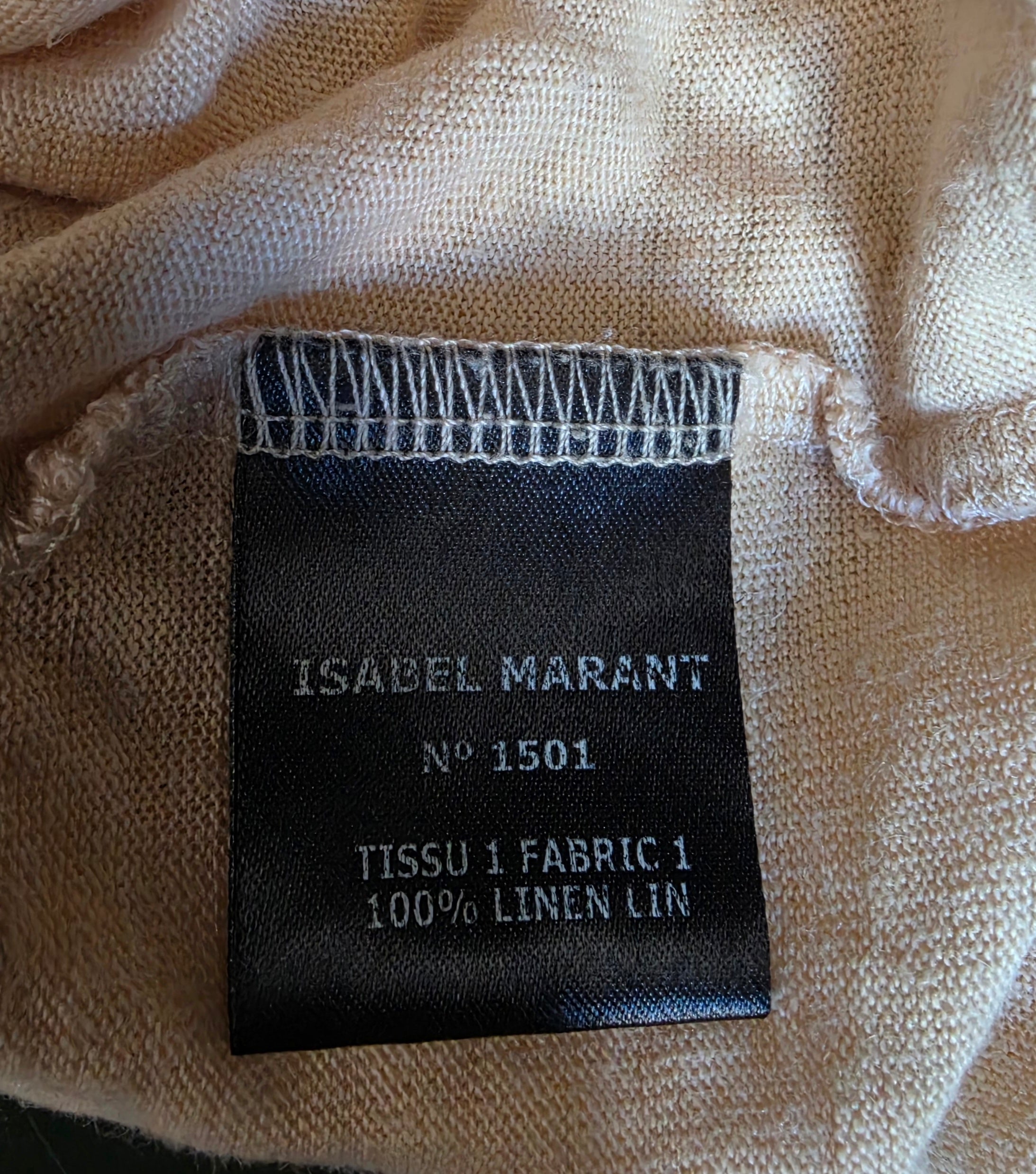 Isabel Marant Etoile linnen shirt S 36 tweedehands designer dames