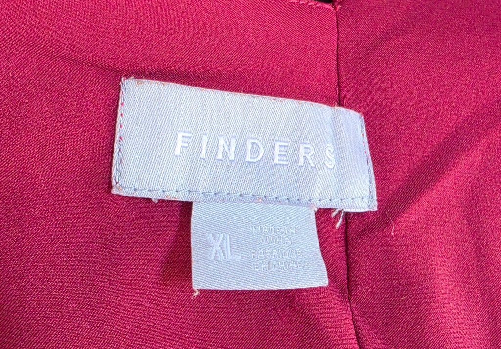 Finders Keepers sterren jurk cherry rood xl tweedehands dames