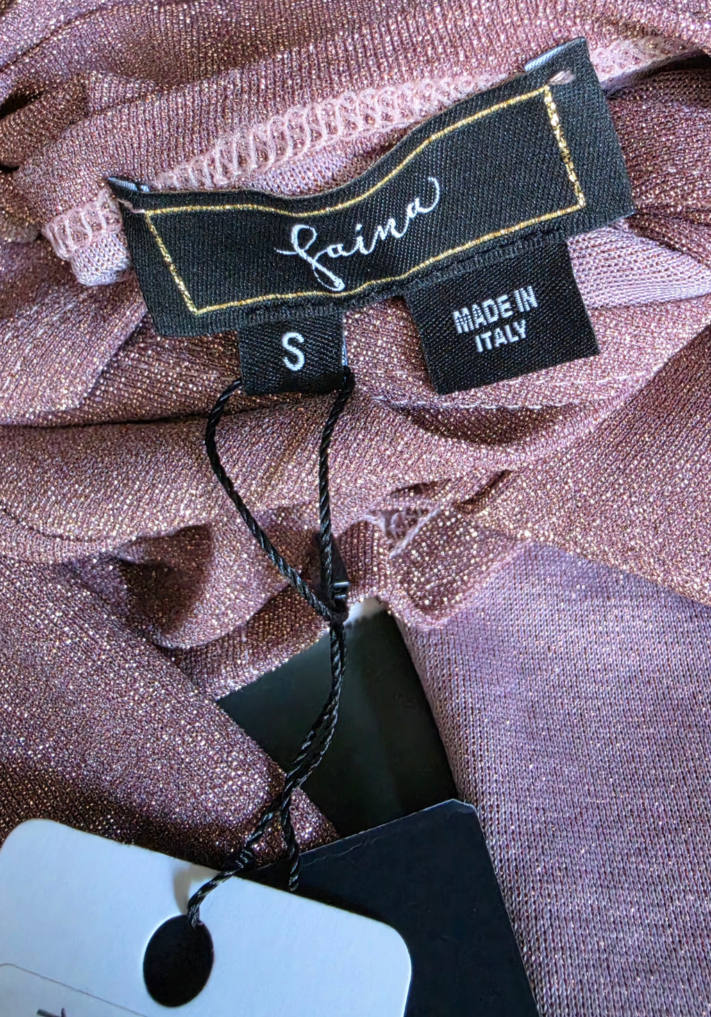 Faina cut out midi jurk roze S 36 tweedehands dames