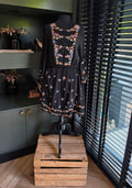 Maeve by Antropologie embroided jurk boho Anfisa uk12 tweedehands dames