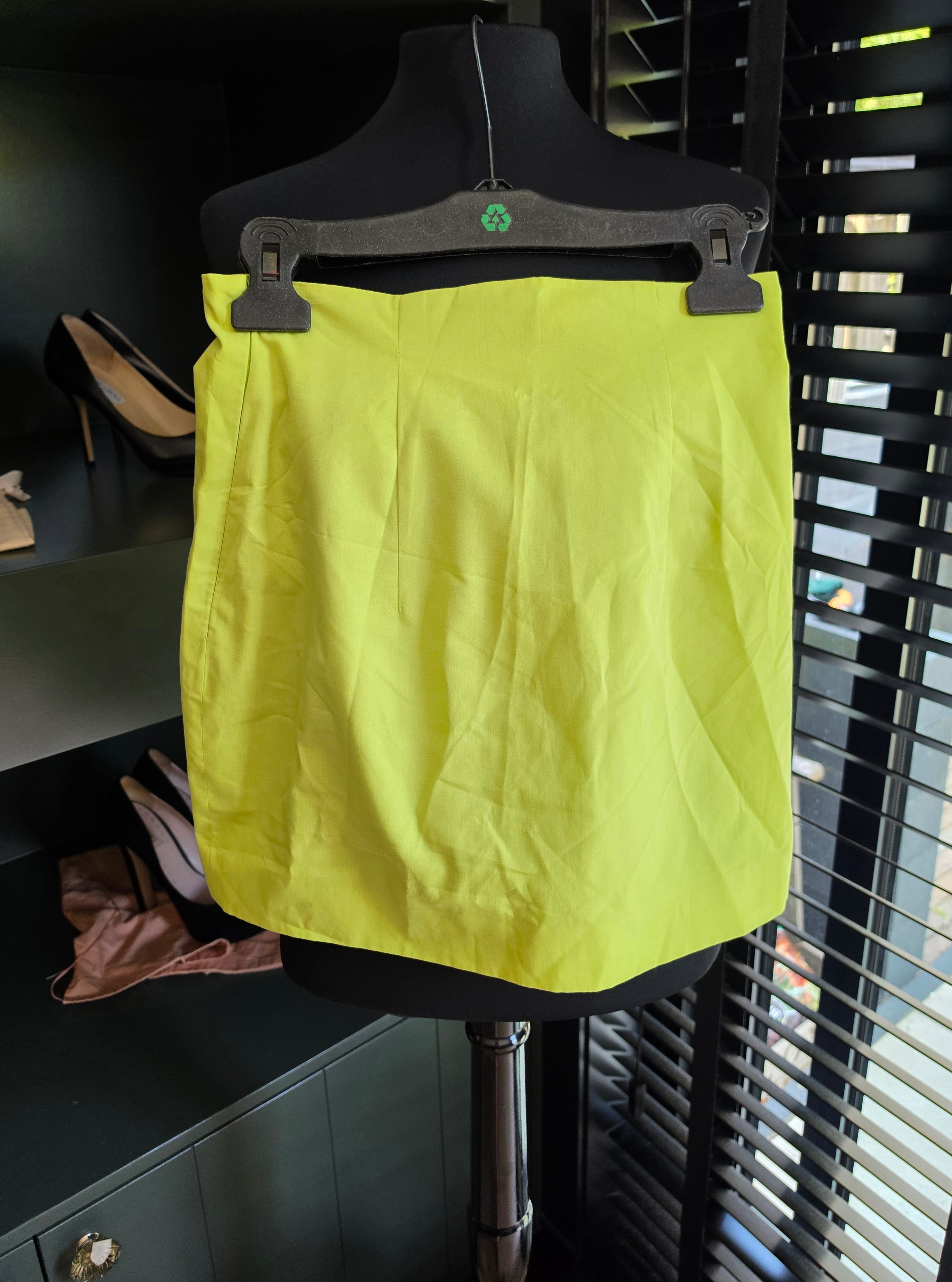 Gauge81 mini rok lime groen xs 34 tweedehands designer dames