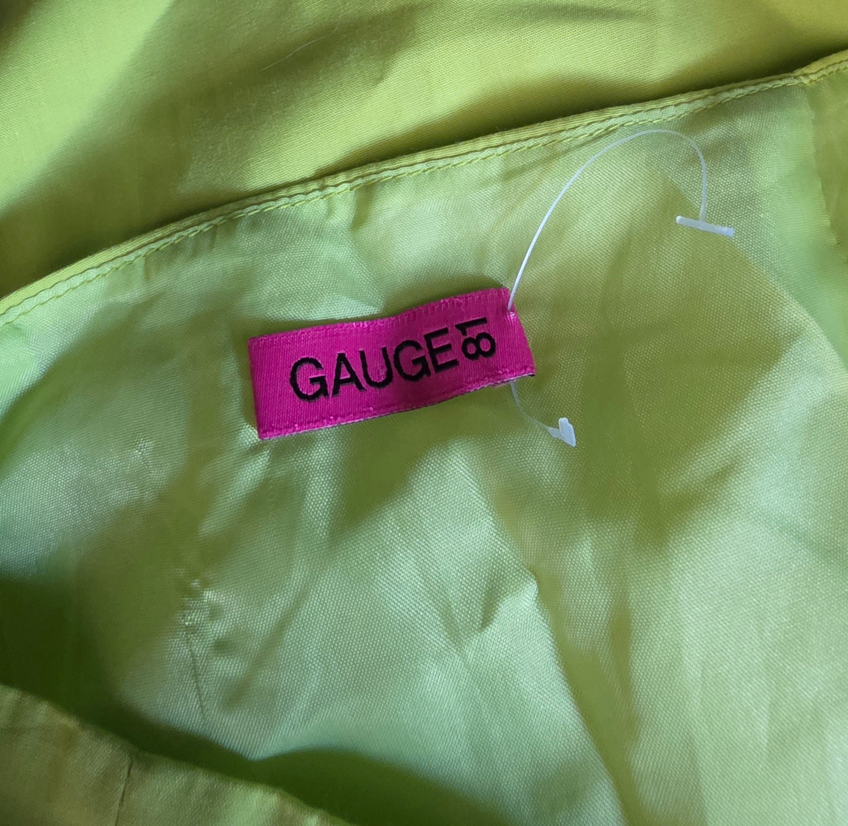 Gauge81 mini rok lime groen xs 34 tweedehands designer dames