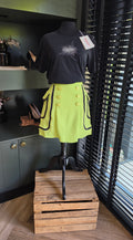 Elisabetta Franchi lime groen rokje IT40 36 S tweedehands designer dames