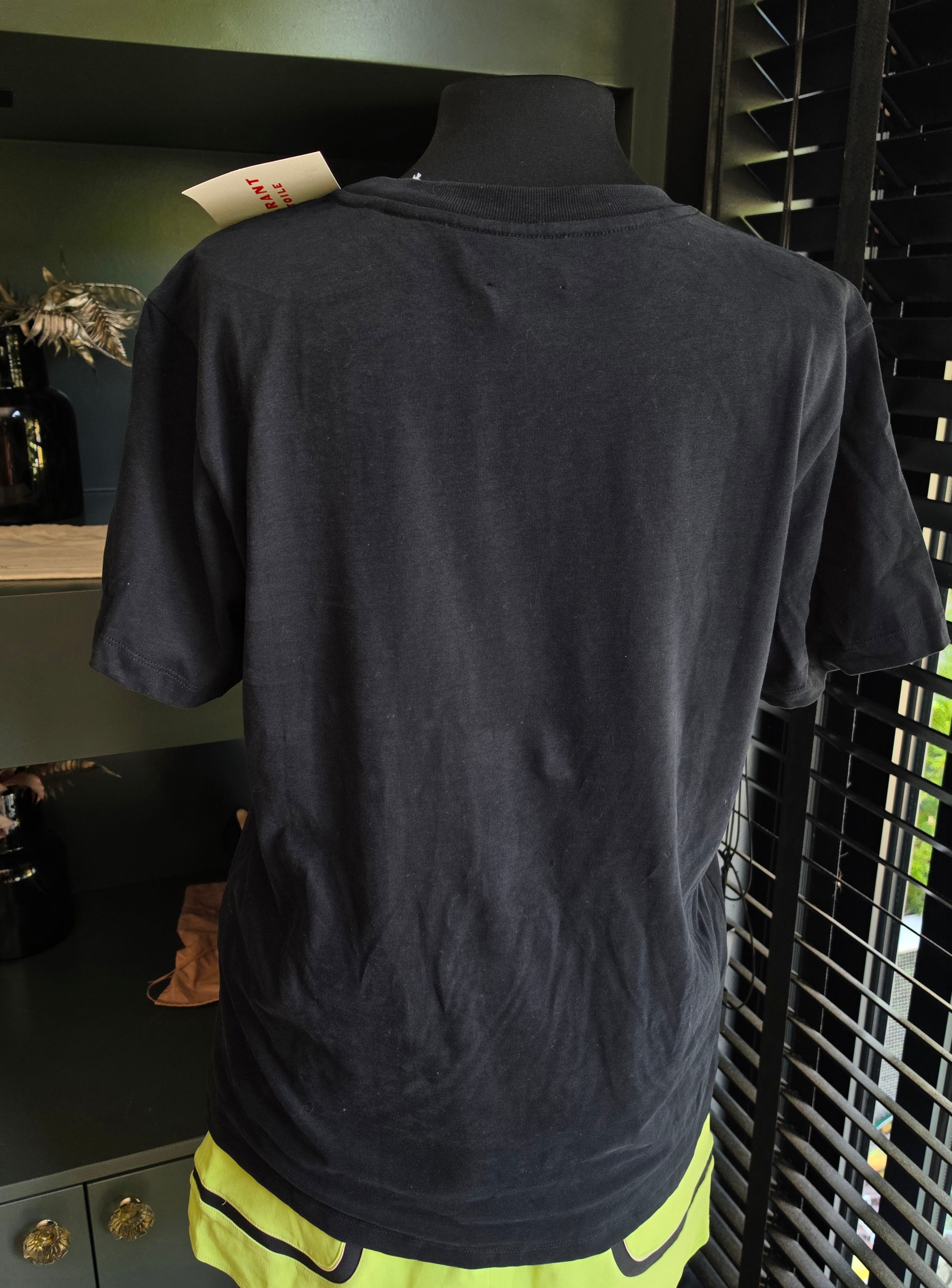 Isabel Marant Etoile tshirt Zoeline Maat M zwart tweedehands designer dames