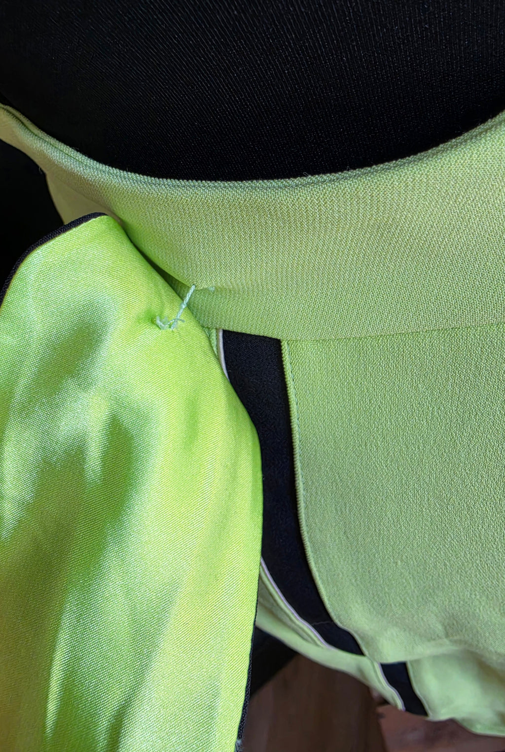Elisabetta Franchi lime groen rokje IT40 36 S tweedehands designer dames