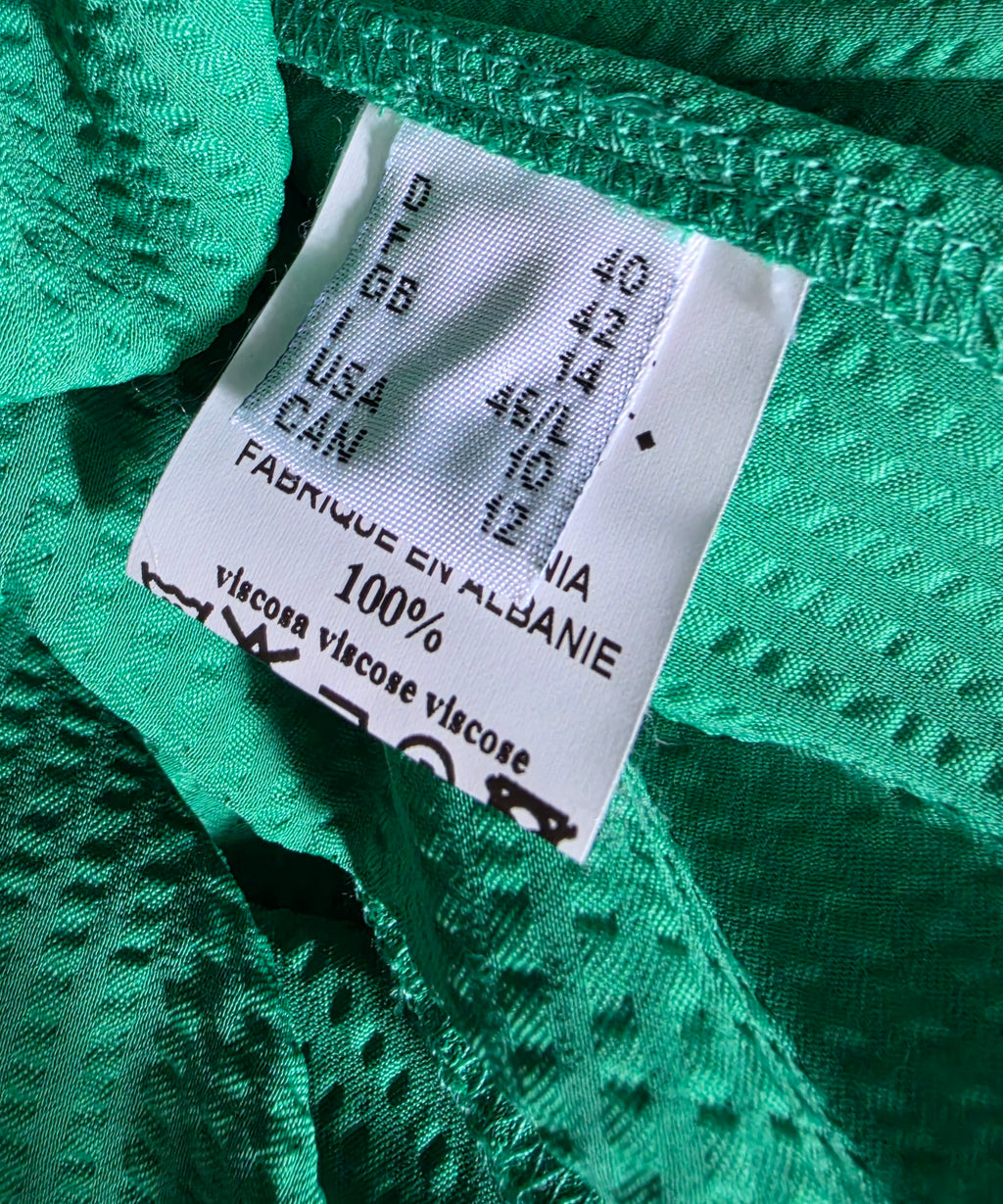 Même Road lange maxi jurk groen 40 L nieuw tweedehands dames