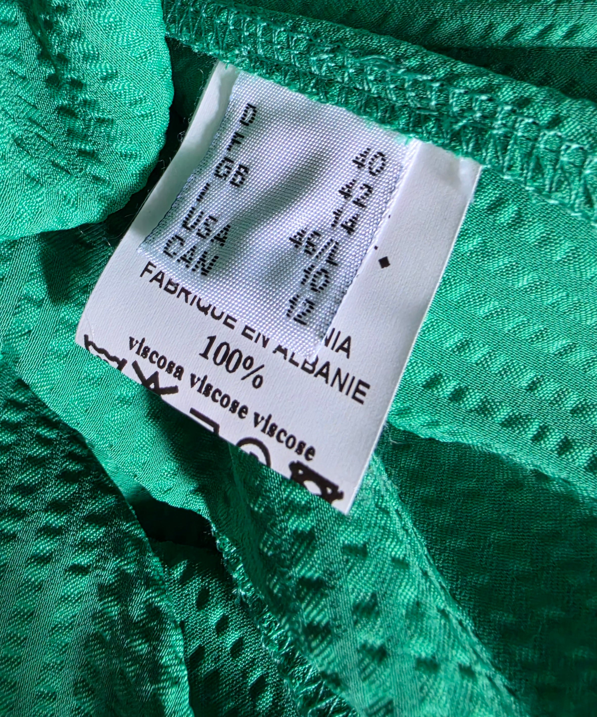 Même Road lange maxi jurk groen 40 L nieuw tweedehands dames